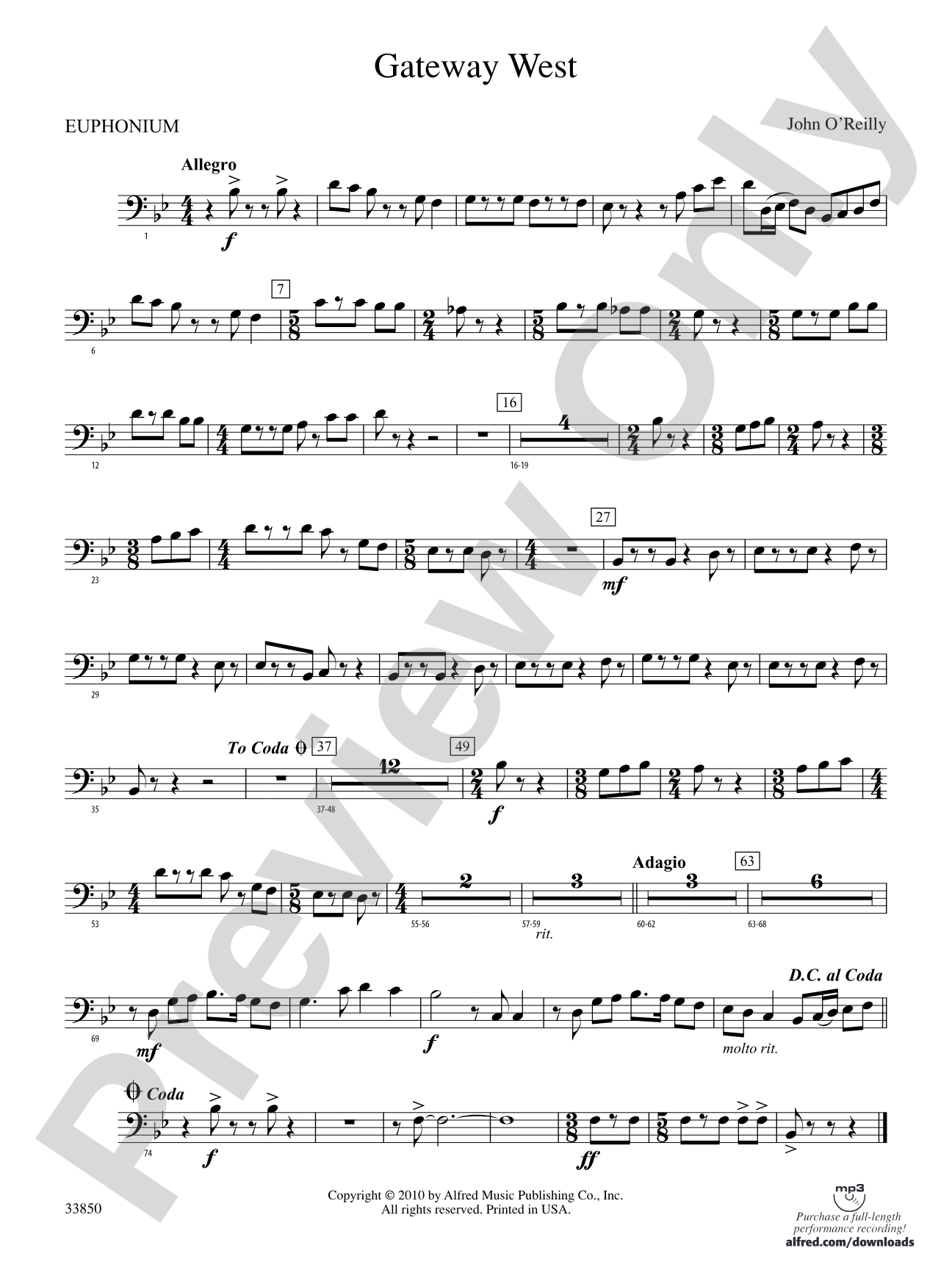 Gateway West: Baritone B.C.