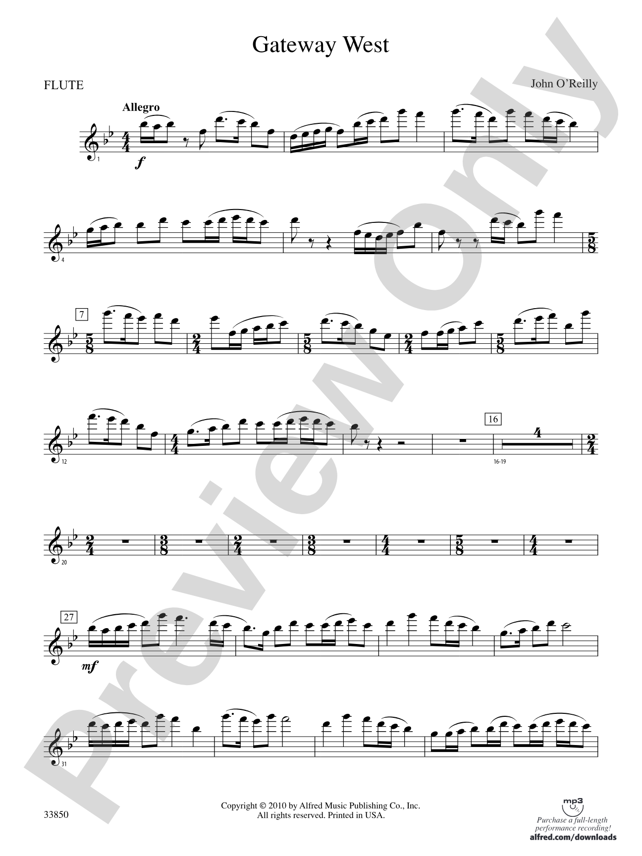 Gateway West: Flute