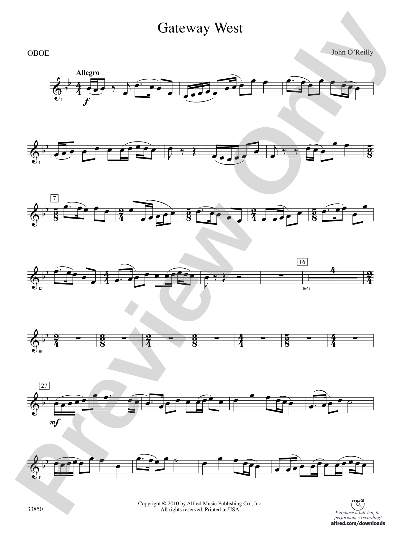 Gateway West: Oboe