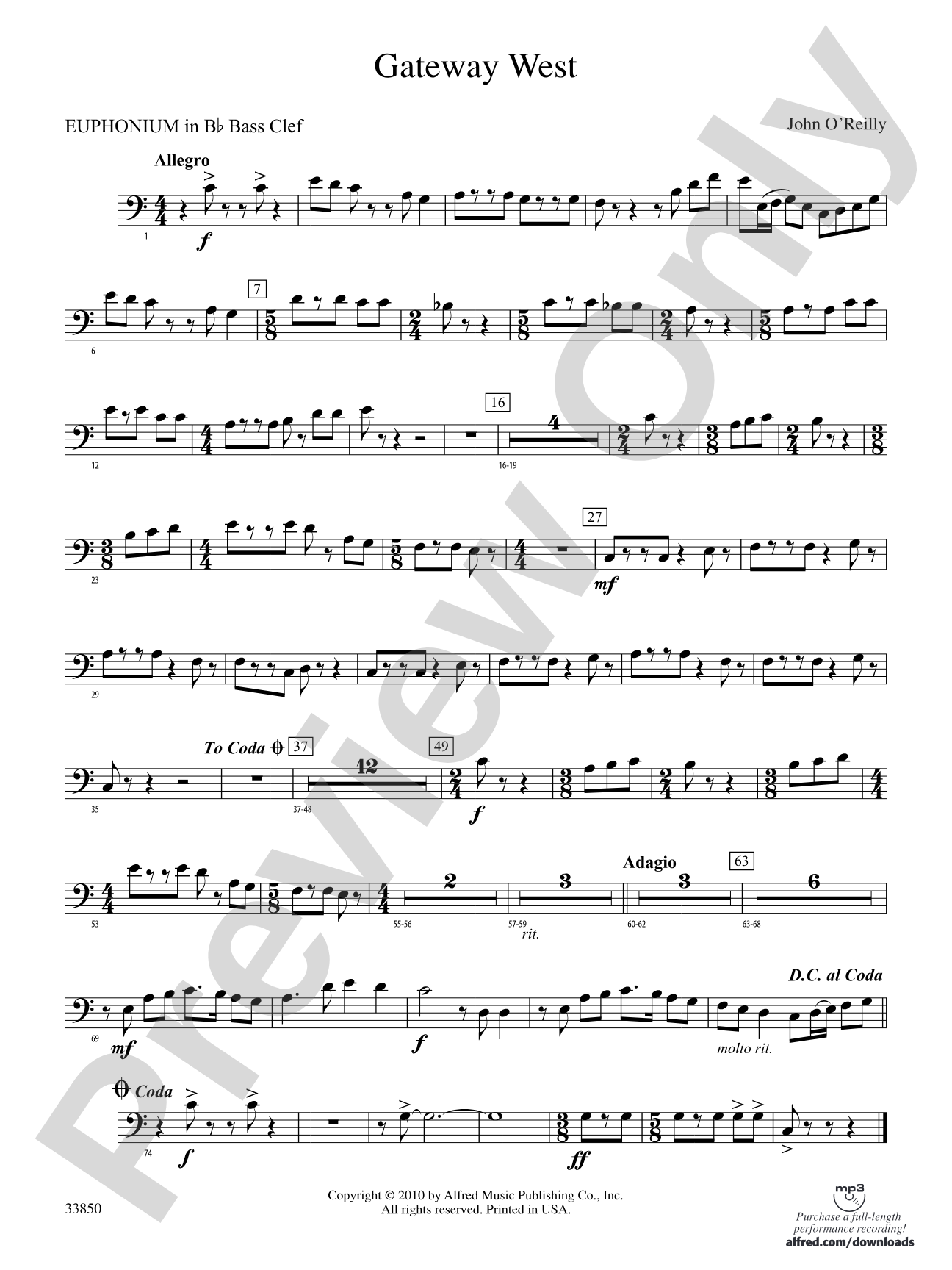 Gateway West: (wp) B-flat Baritone B.C.