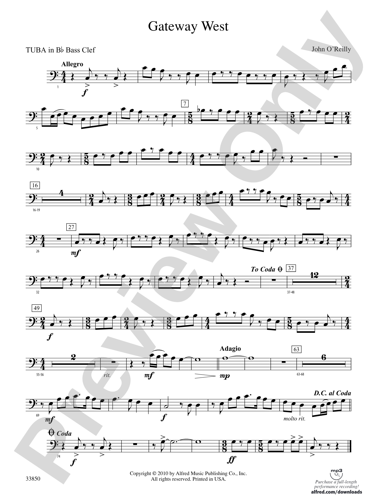 Gateway West: (wp) B-flat Tuba B.C.