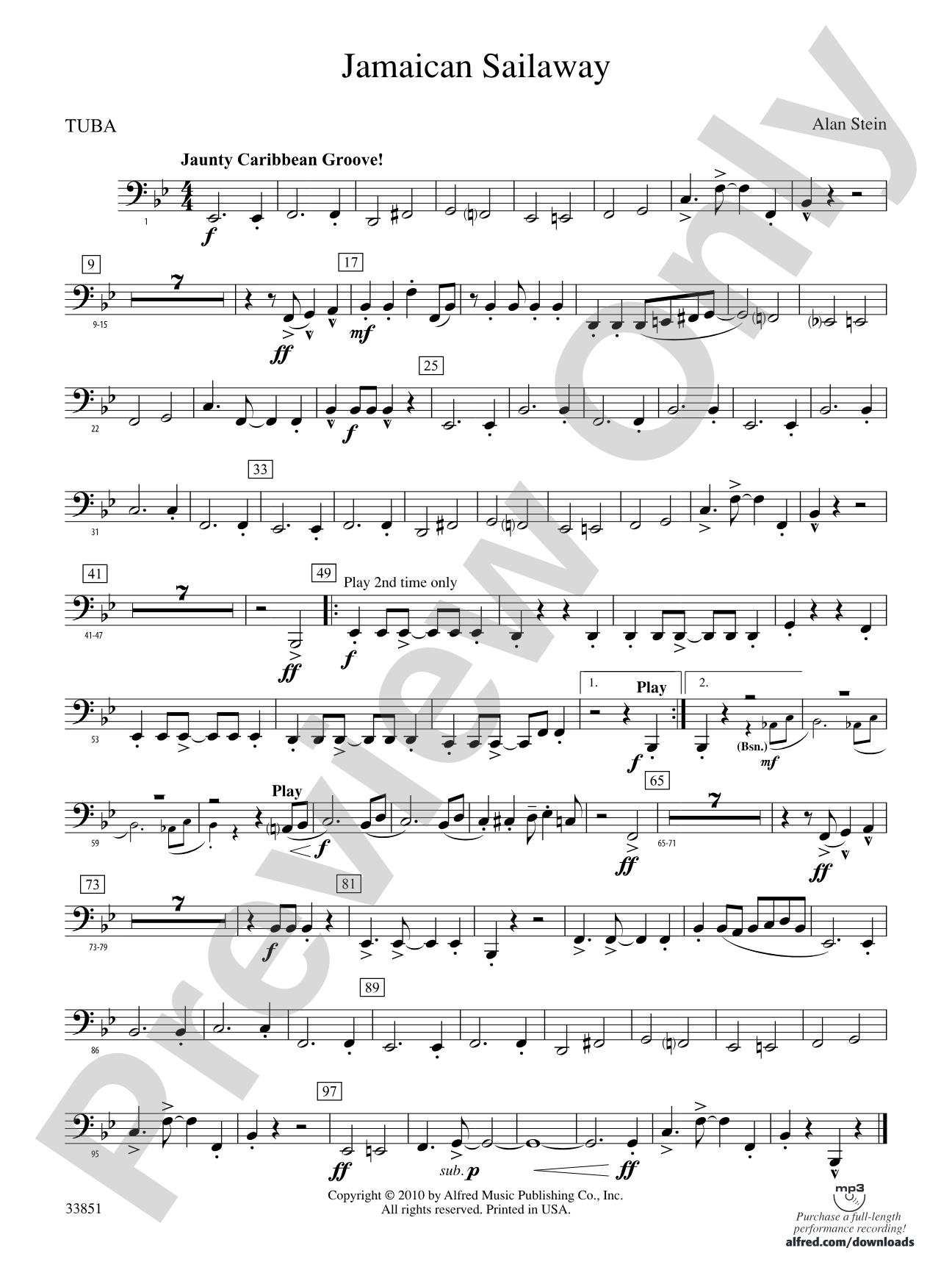 Jamaican Sailaway: Tuba