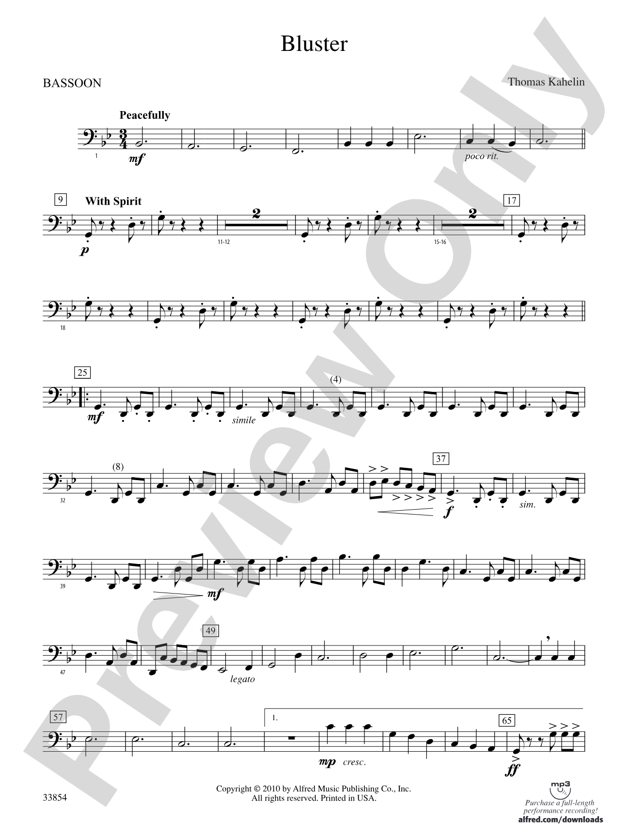 Bluster: Bassoon