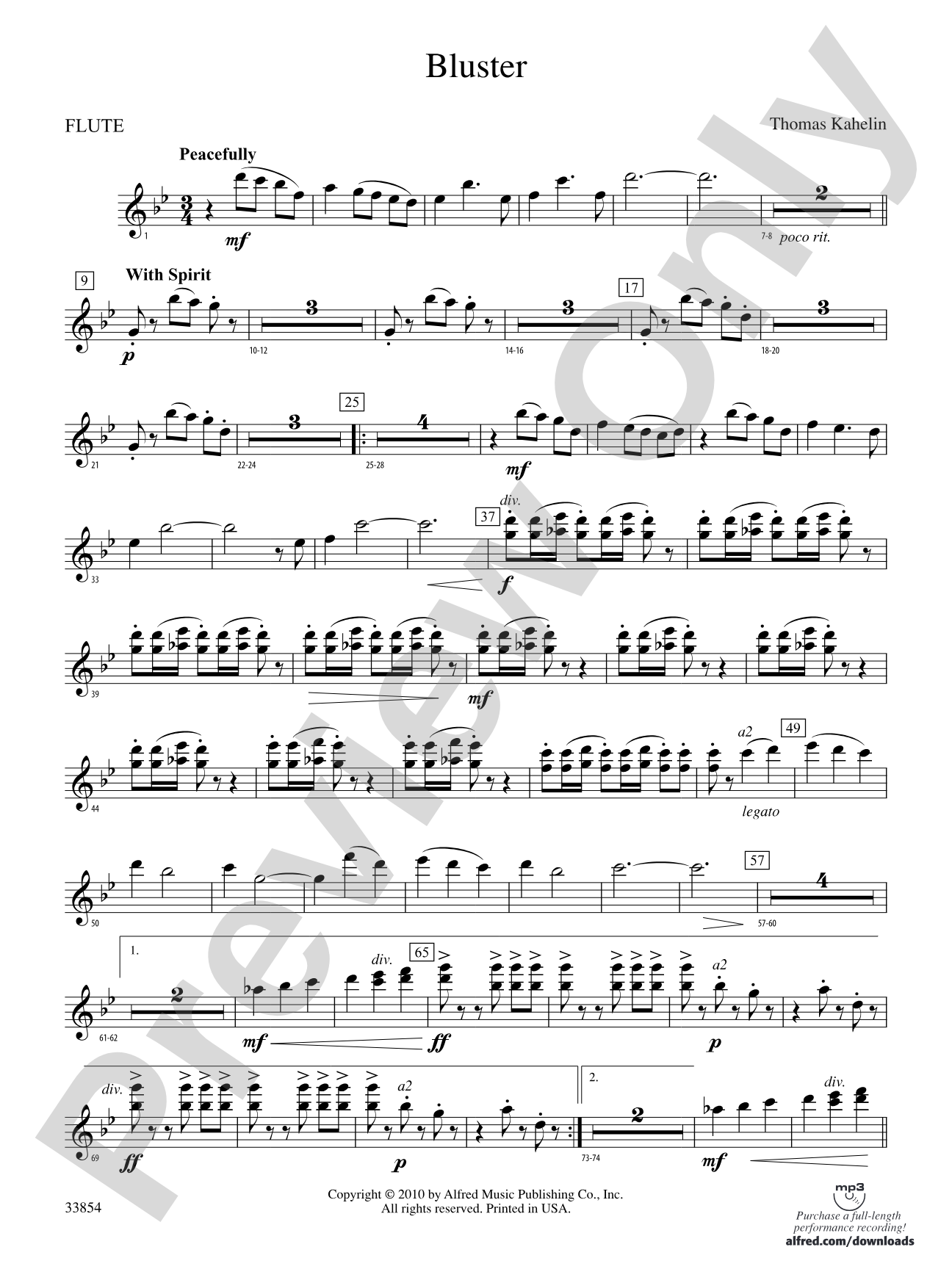 Bluster: Flute