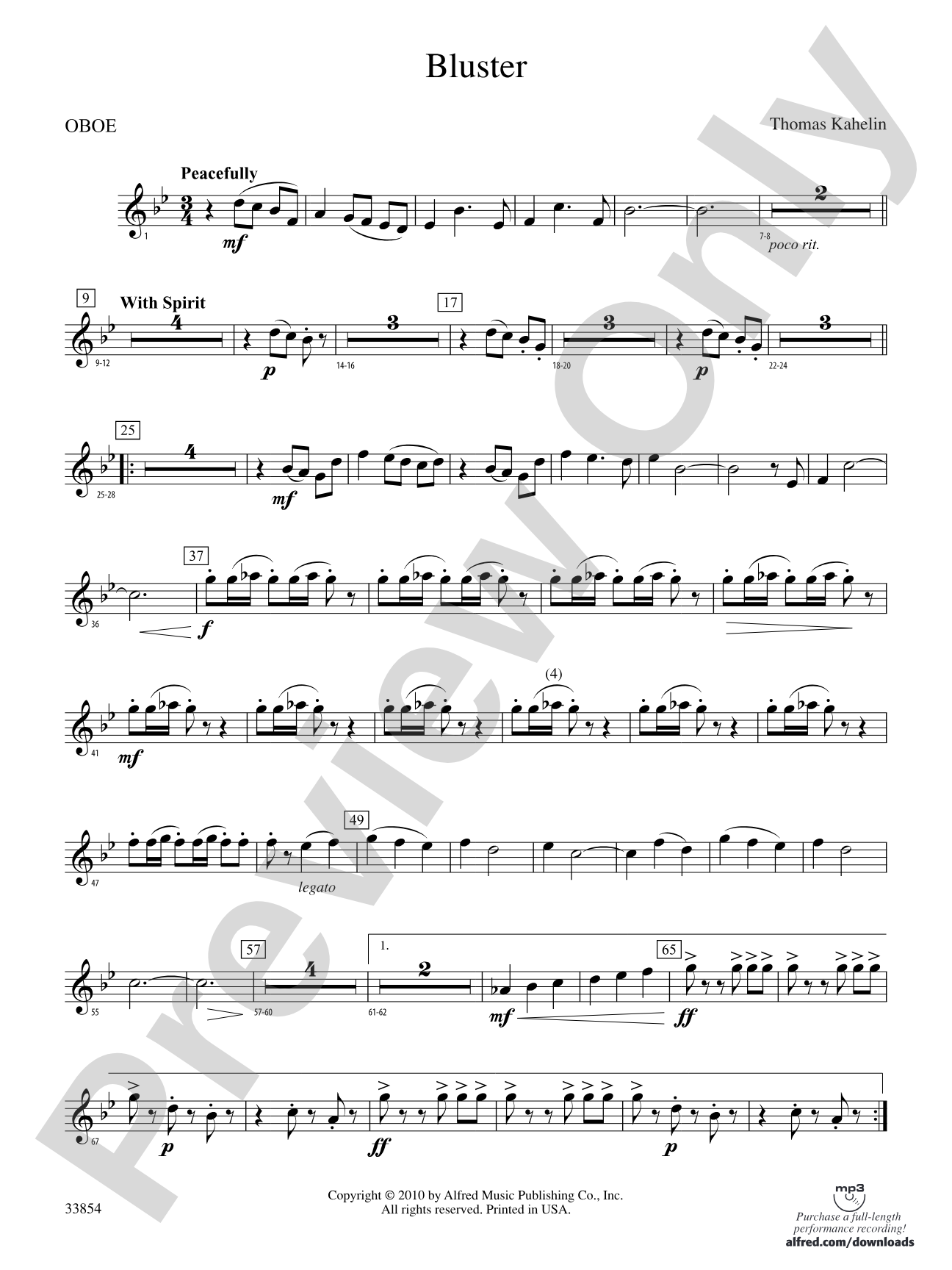 Bluster: Oboe