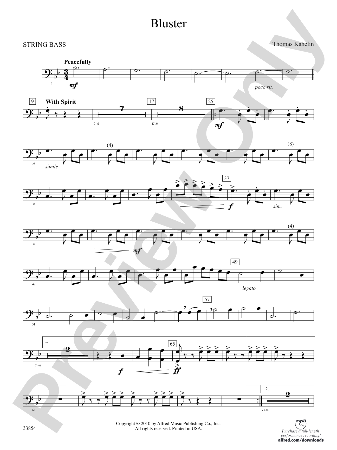 Bluster: (wp) String Bass