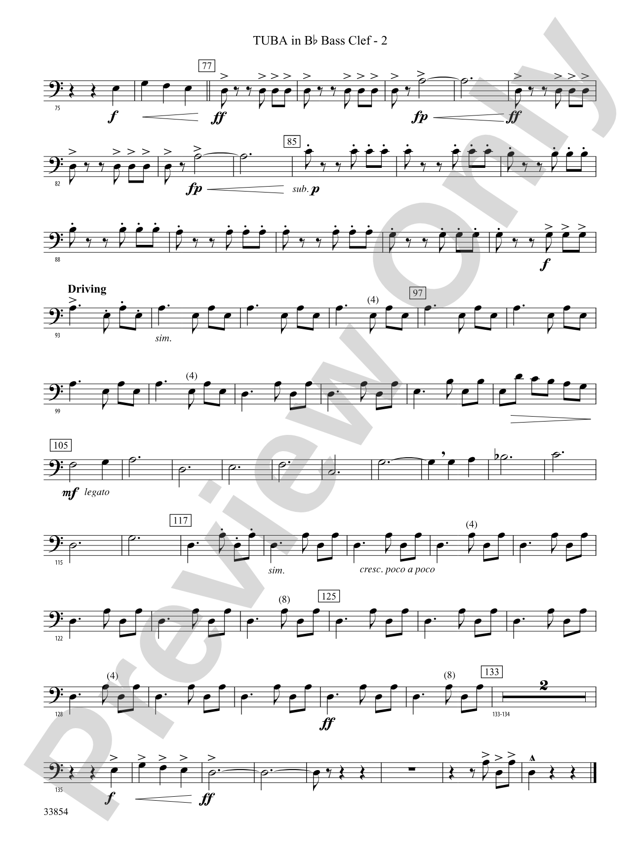 Bluster: (wp) B-flat Tuba B.C.