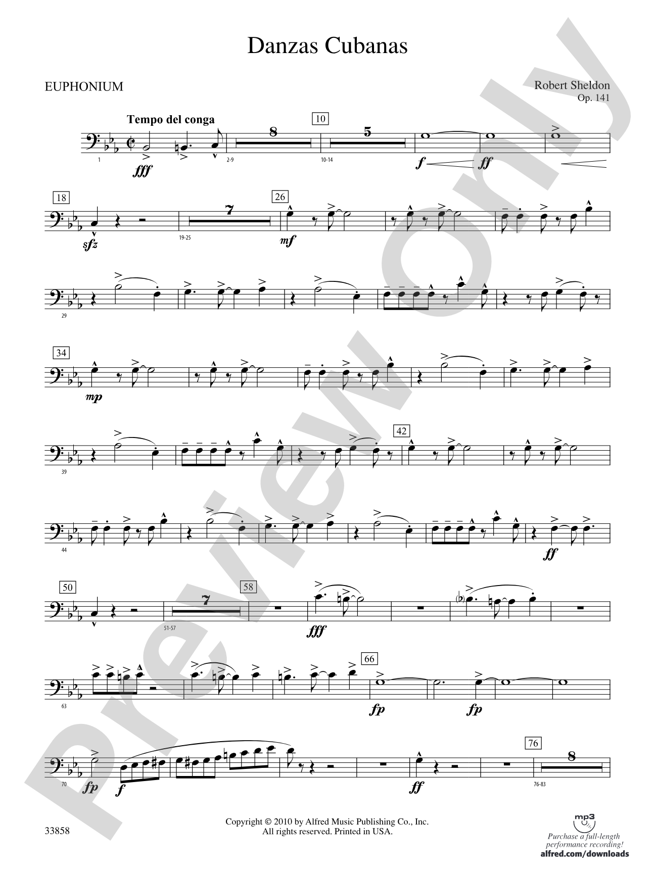 Danzas Cubanas: Baritone B.C.