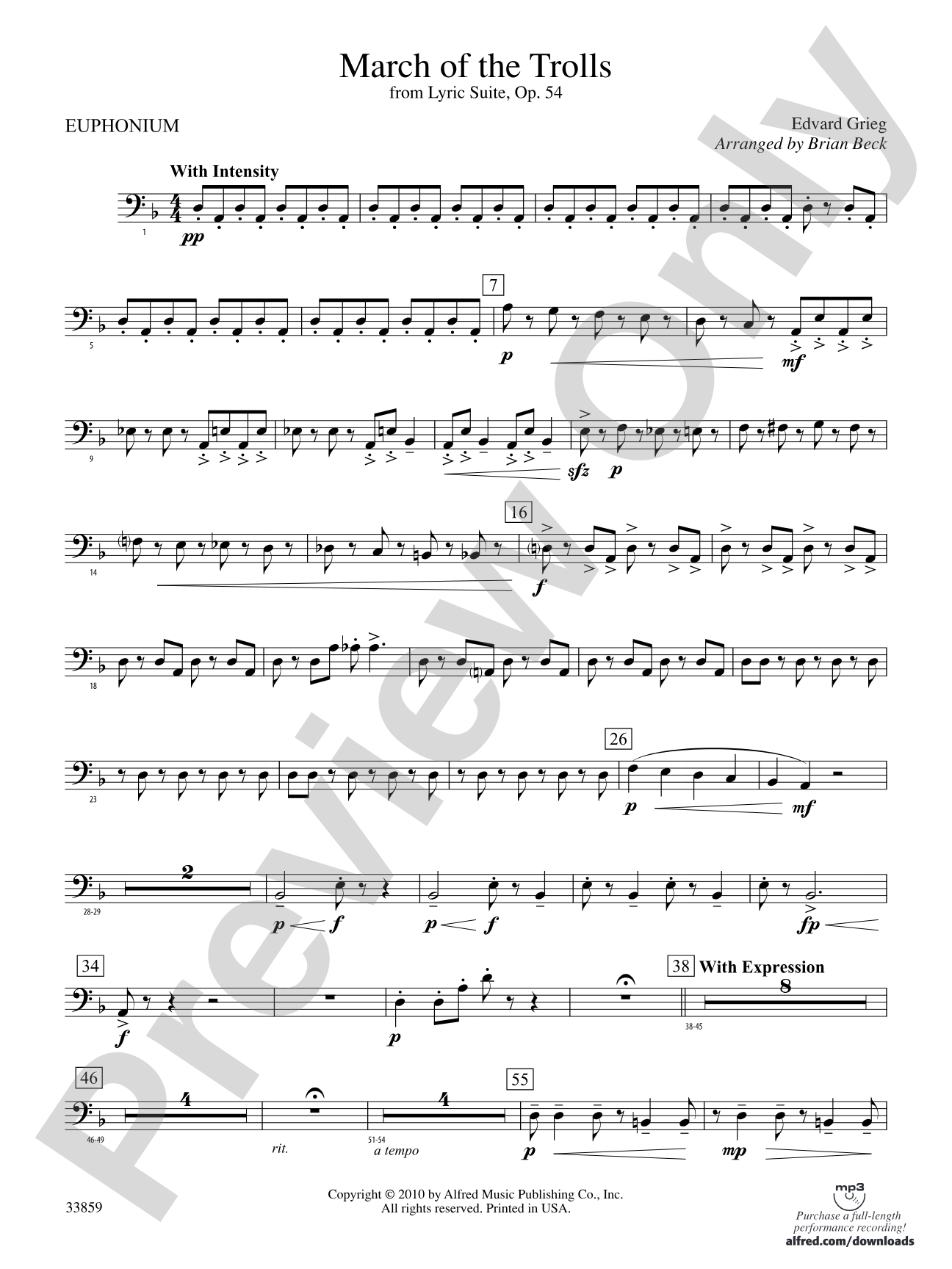 March of the Trolls: Baritone B.C.