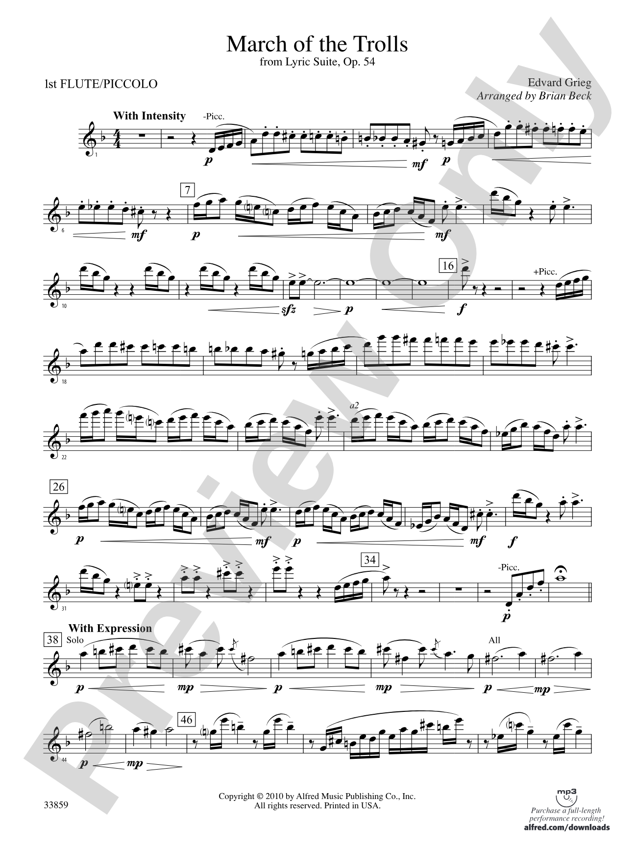 March of the Trolls: Flute