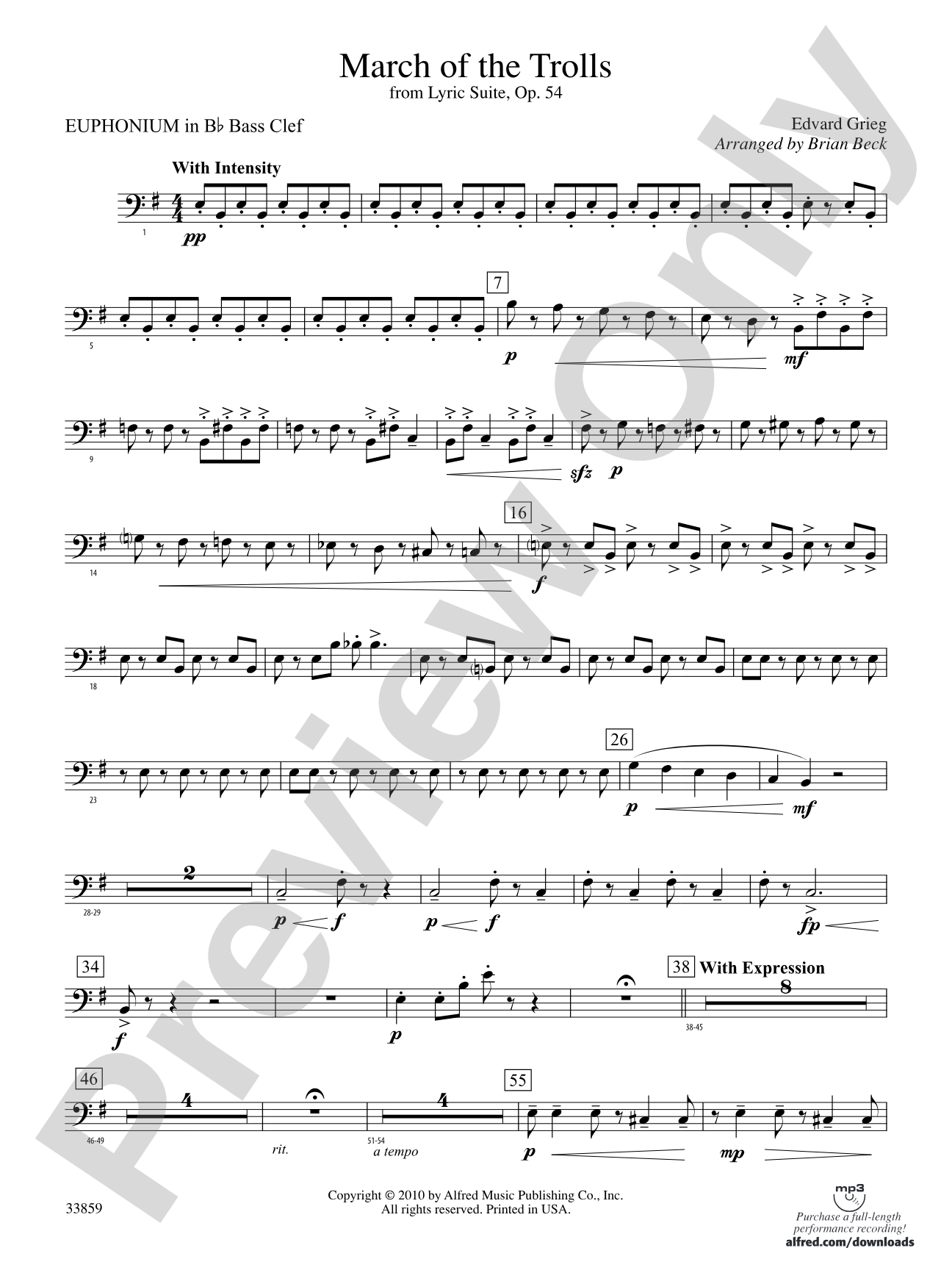 March of the Trolls: (wp) B-flat Baritone B.C.