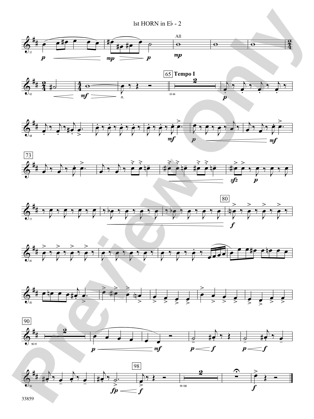 March of the Trolls: (wp) 1st Horn in E-flat