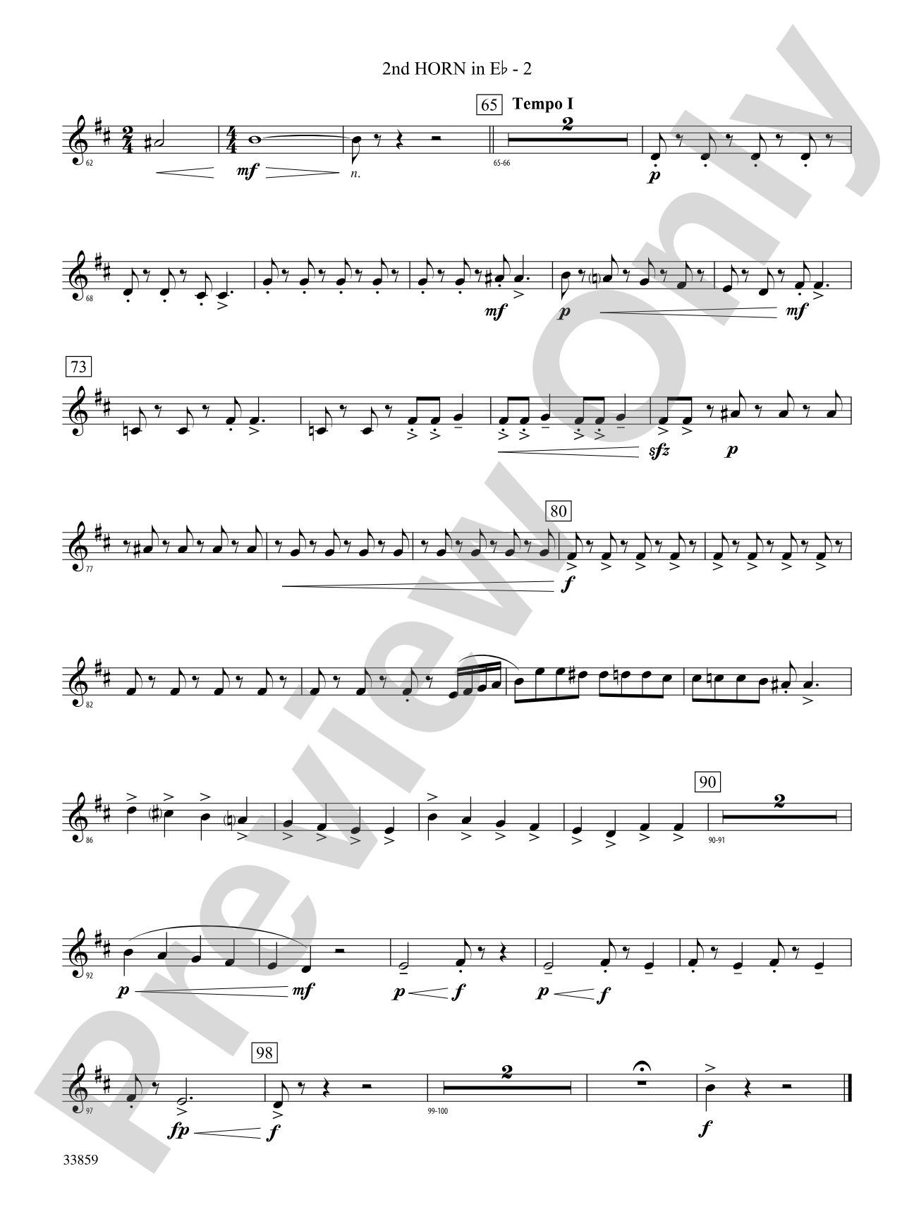March of the Trolls: (wp) 2nd Horn in E-flat
