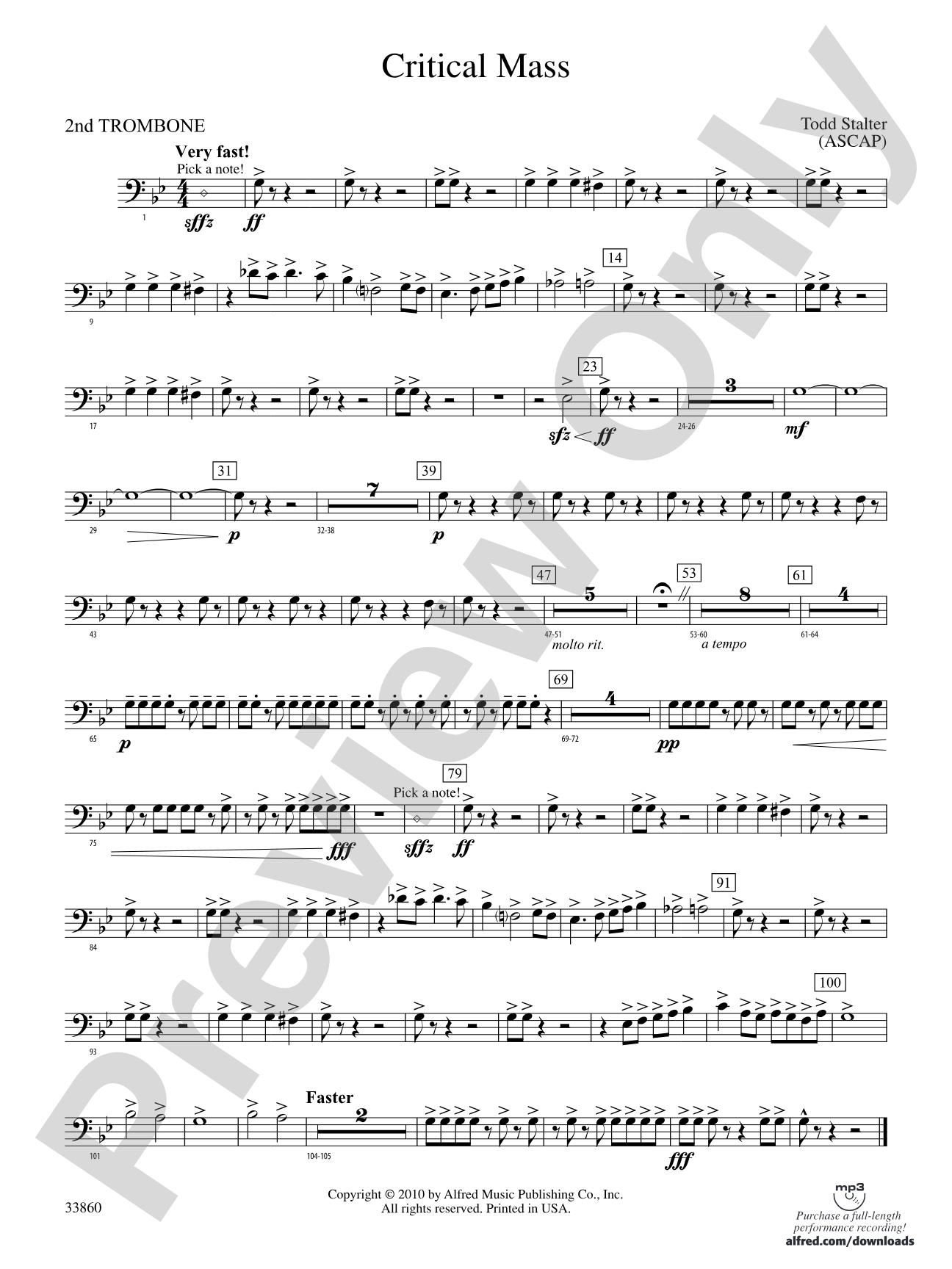 Critical Mass: 2nd Trombone