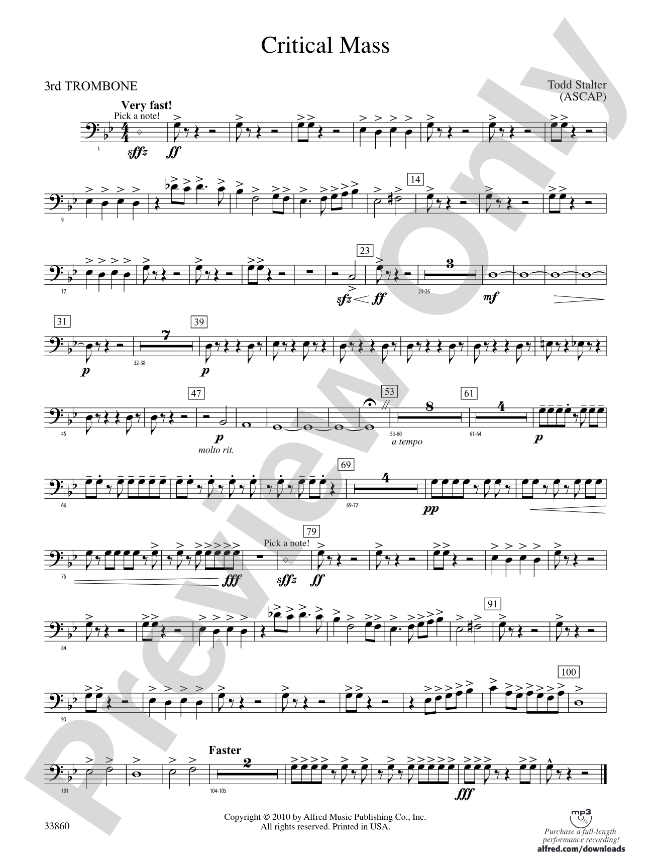 Critical Mass: 3rd Trombone
