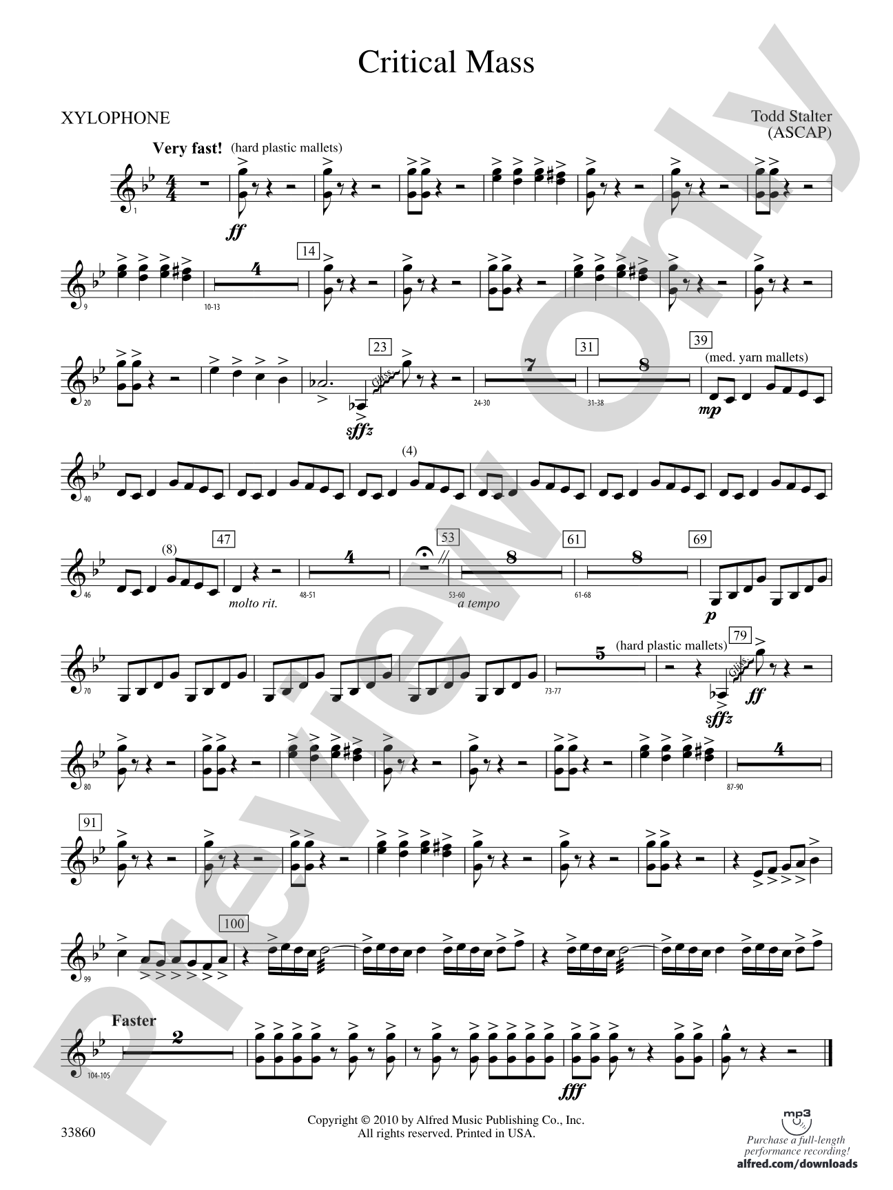 Critical Mass: Xylophone