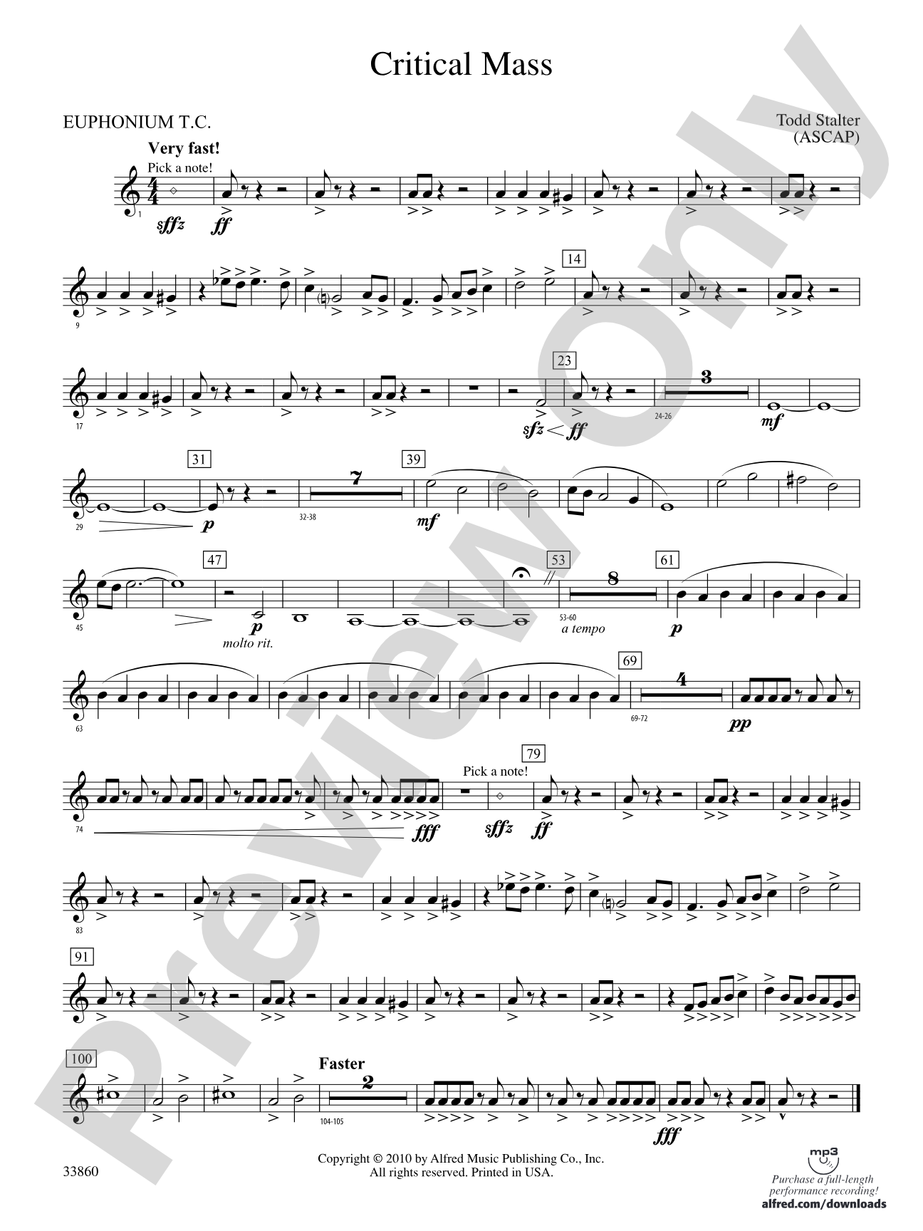 Critical Mass: (wp) Baritone T.C.