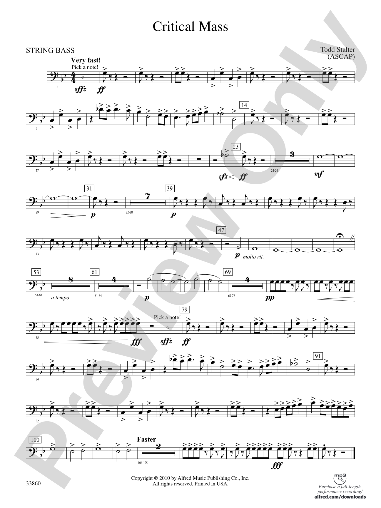 Critical Mass: (wp) String Bass