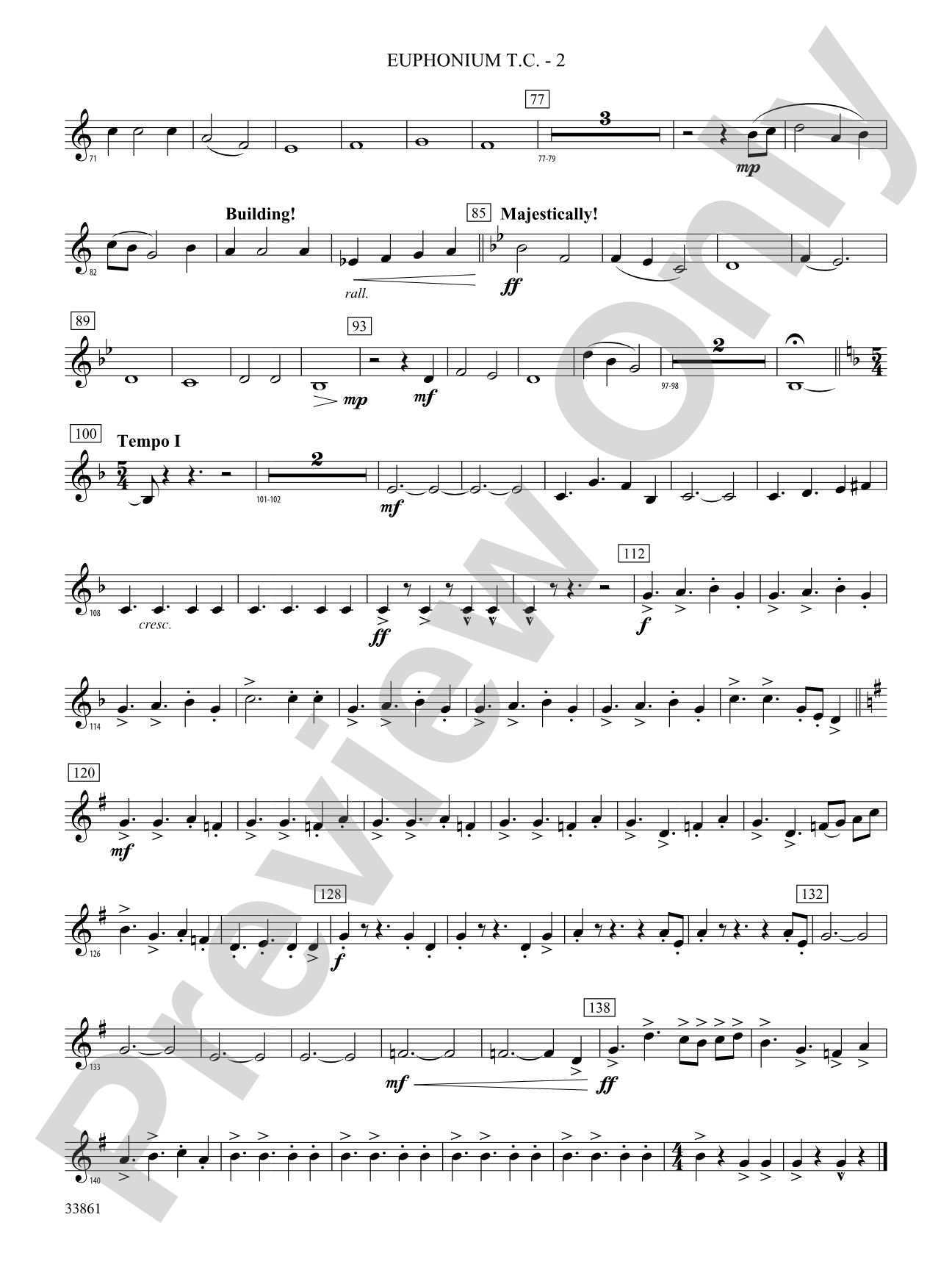 Ride On: (wp) Baritone T.C.