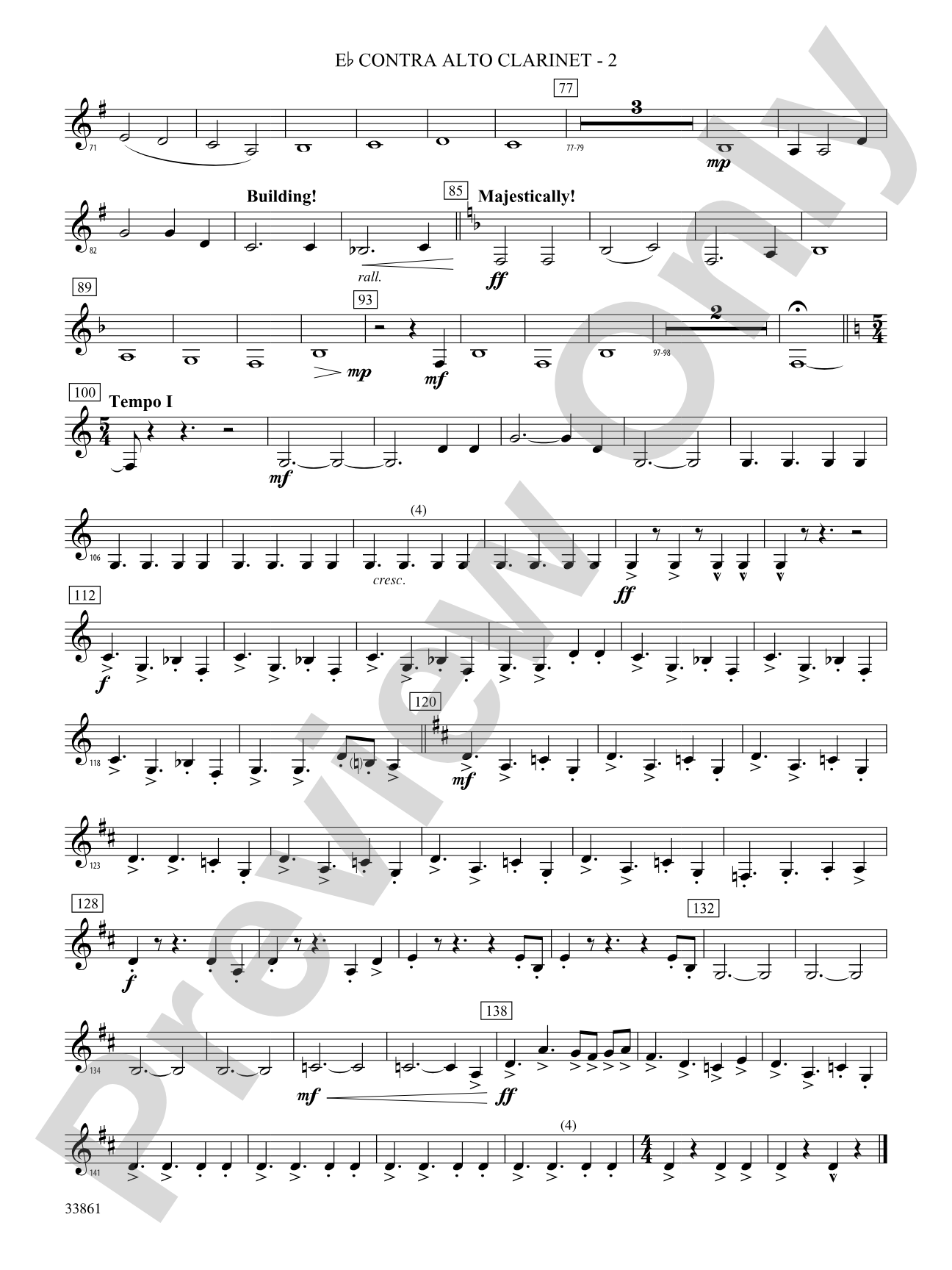 Ride On: (wp) E-flat Contrabass Clarinet