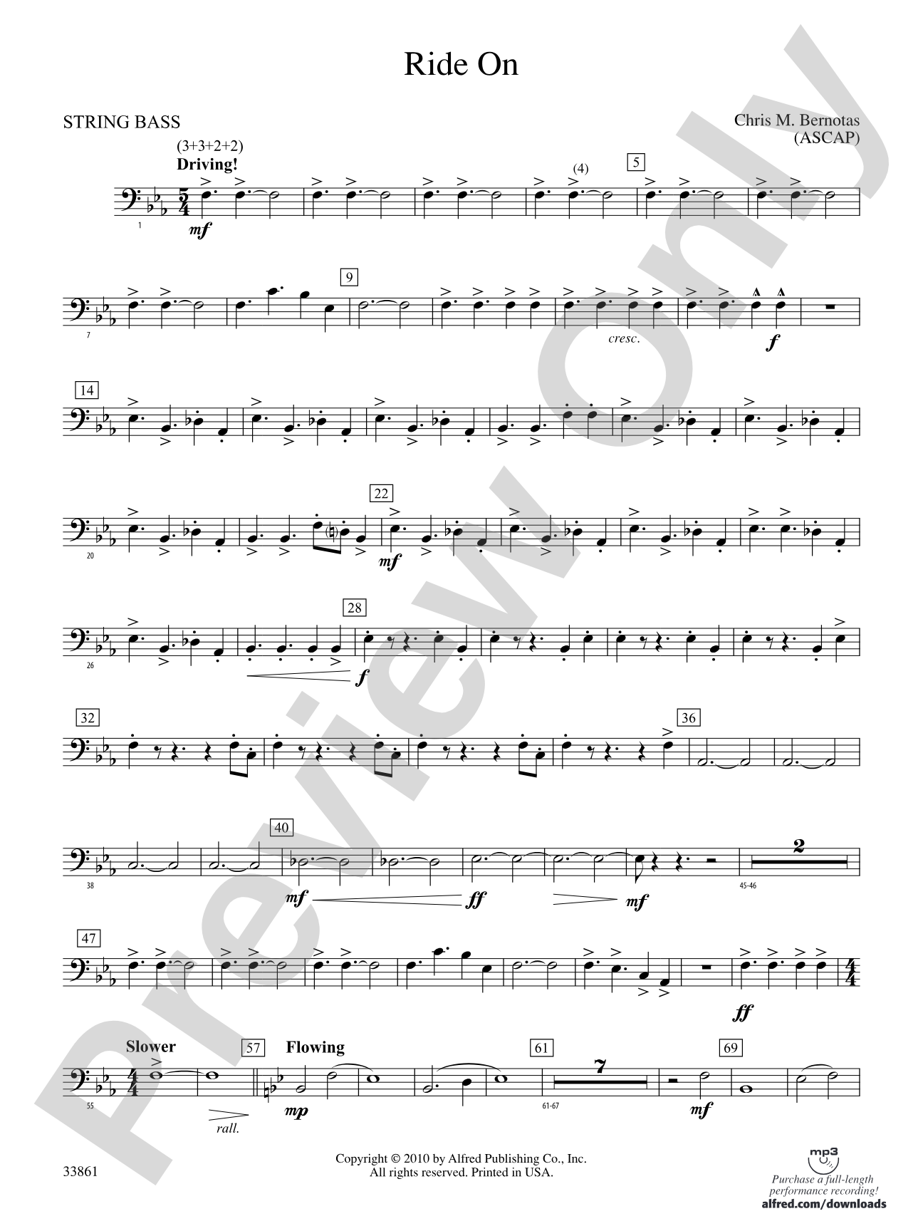 Ride On: (wp) String Bass