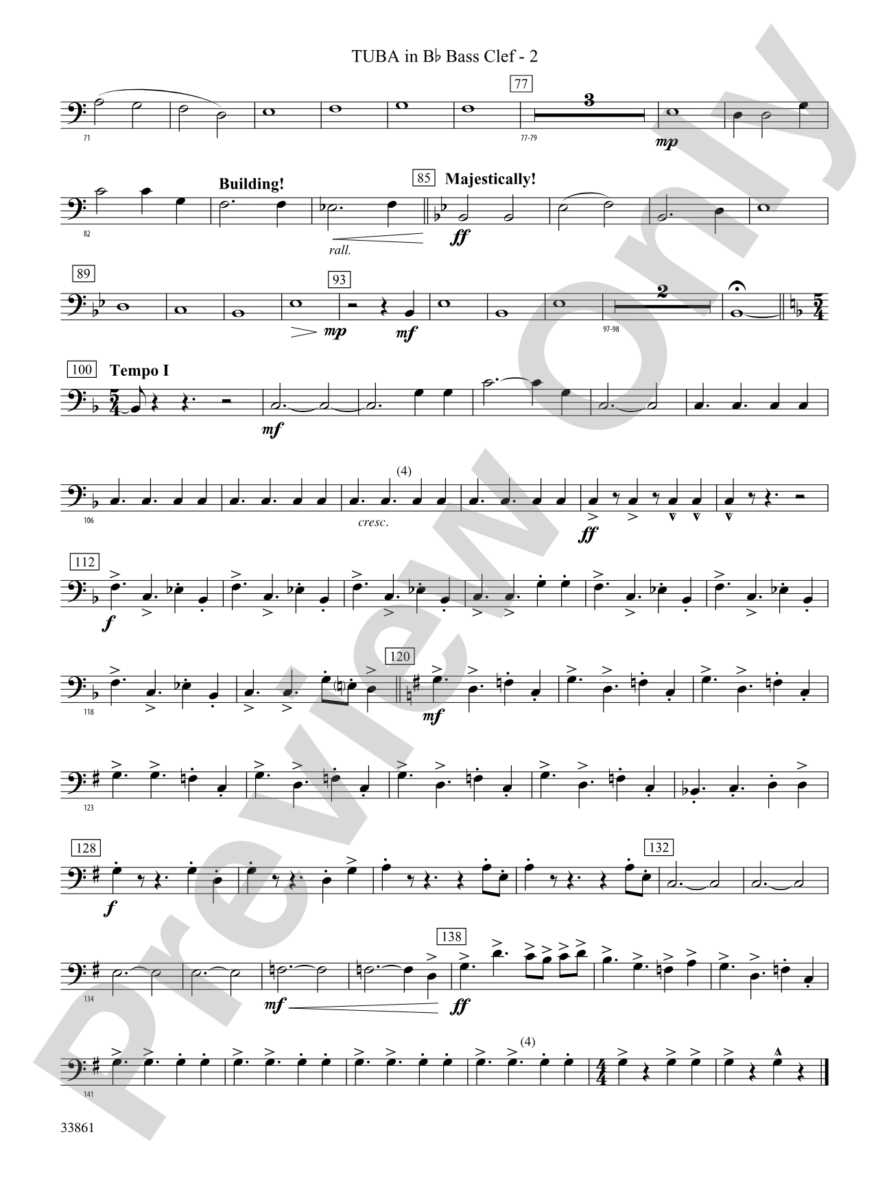 Ride On: (wp) B-flat Tuba B.C.