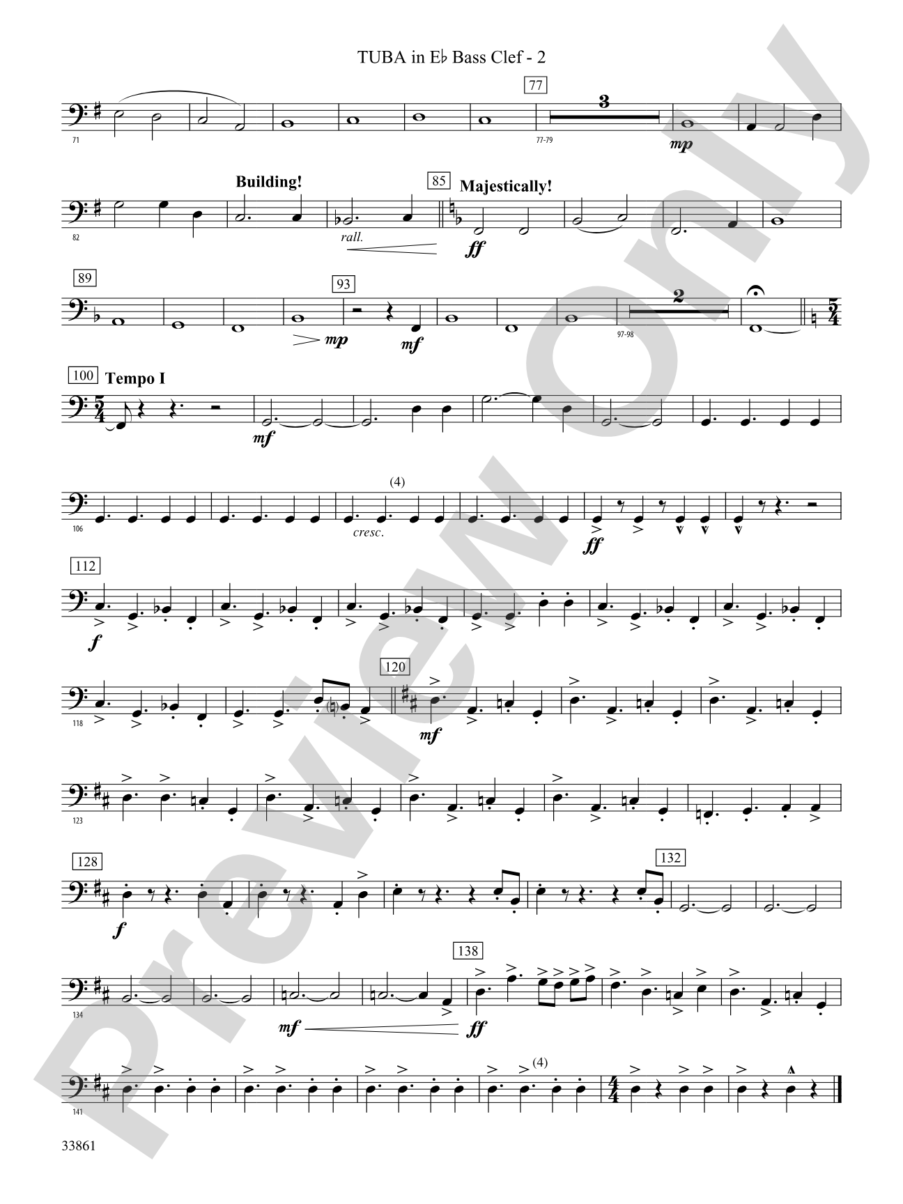Ride On: (wp) E-flat Tuba B.C.