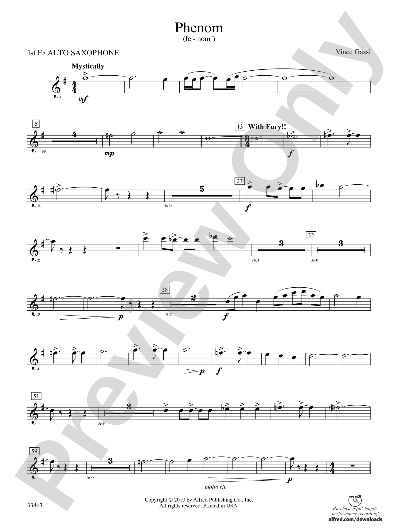 PHENOM/CB: E-flat Alto Saxophone