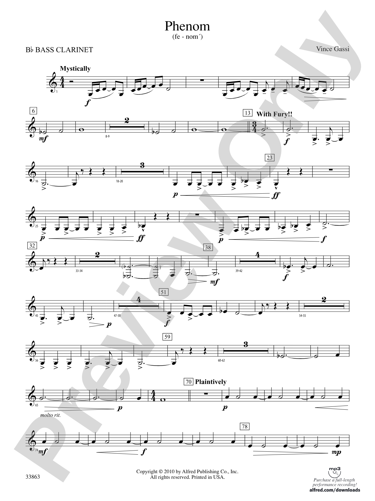 PHENOM/CB: B-flat Bass Clarinet