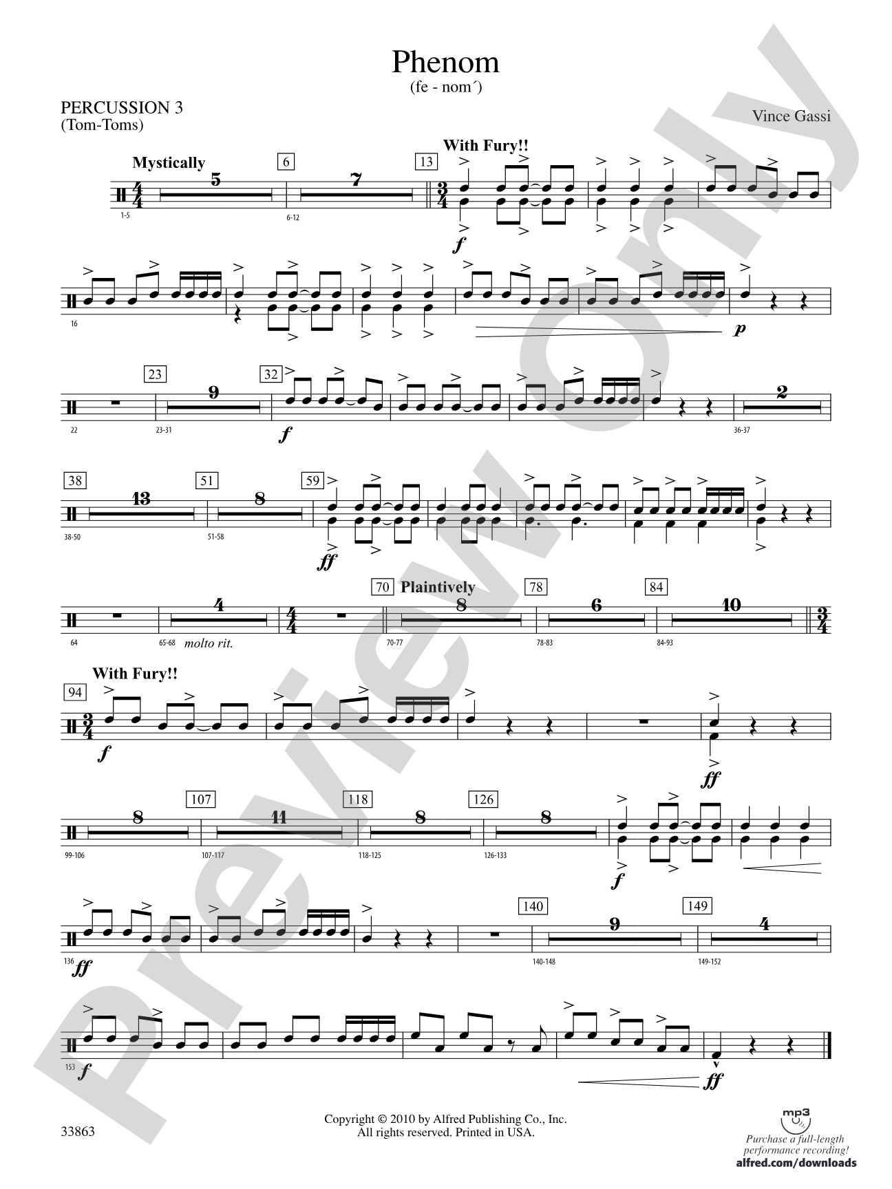 PHENOM/CB: 3rd Percussion