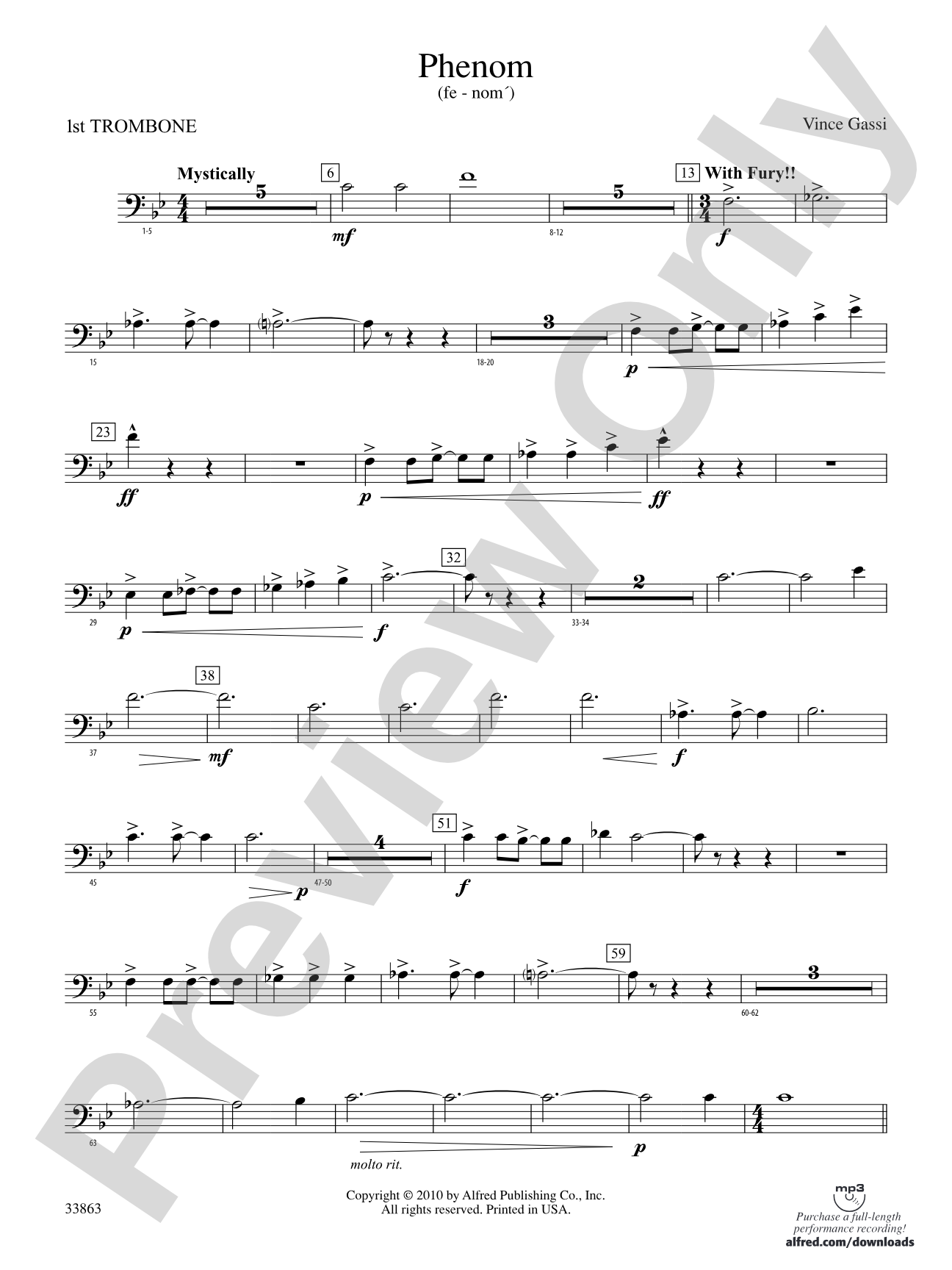 PHENOM/CB: 1st Trombone