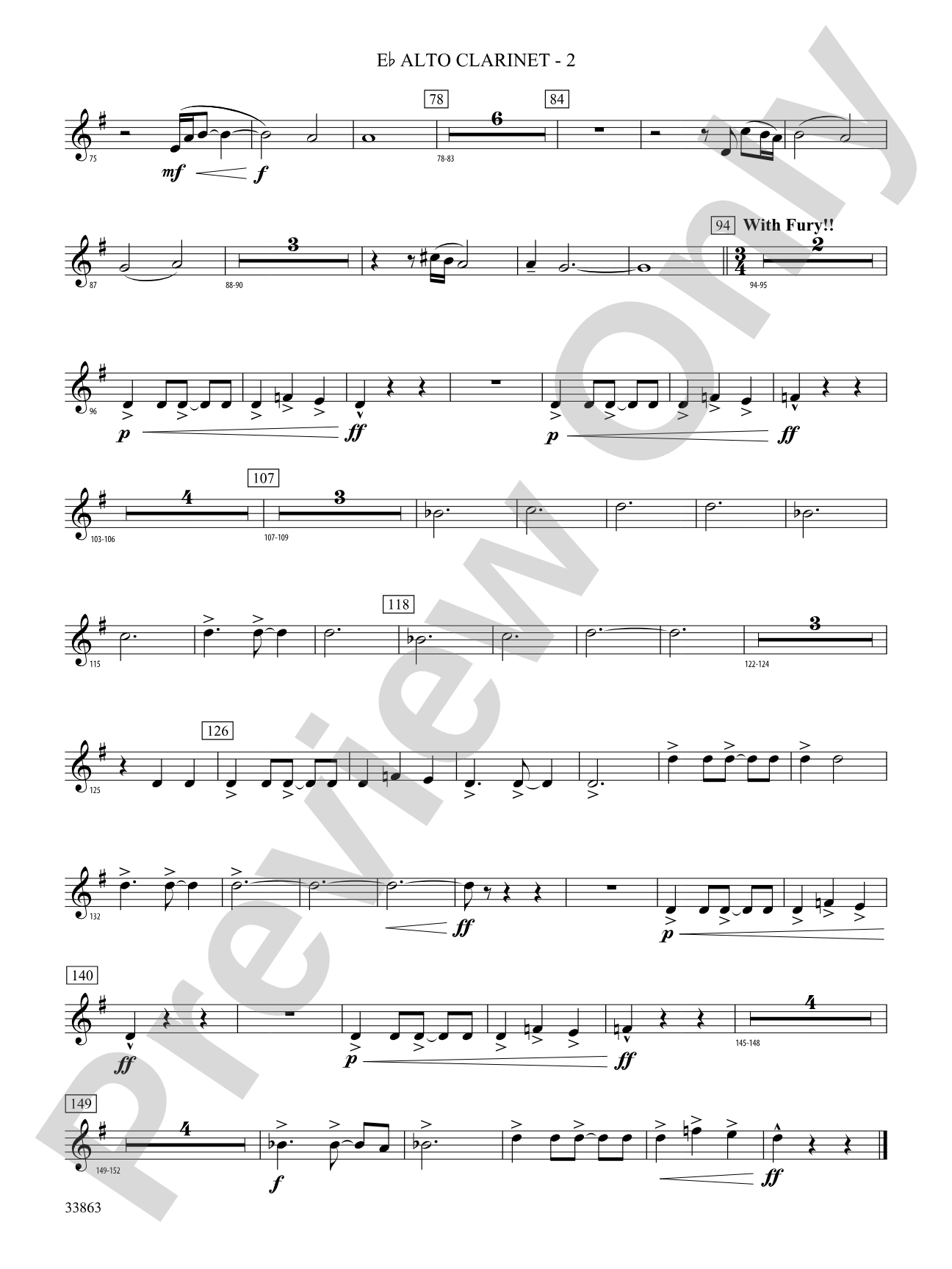 PHENOM/CB: (wp) E-flat Alto Clarinet