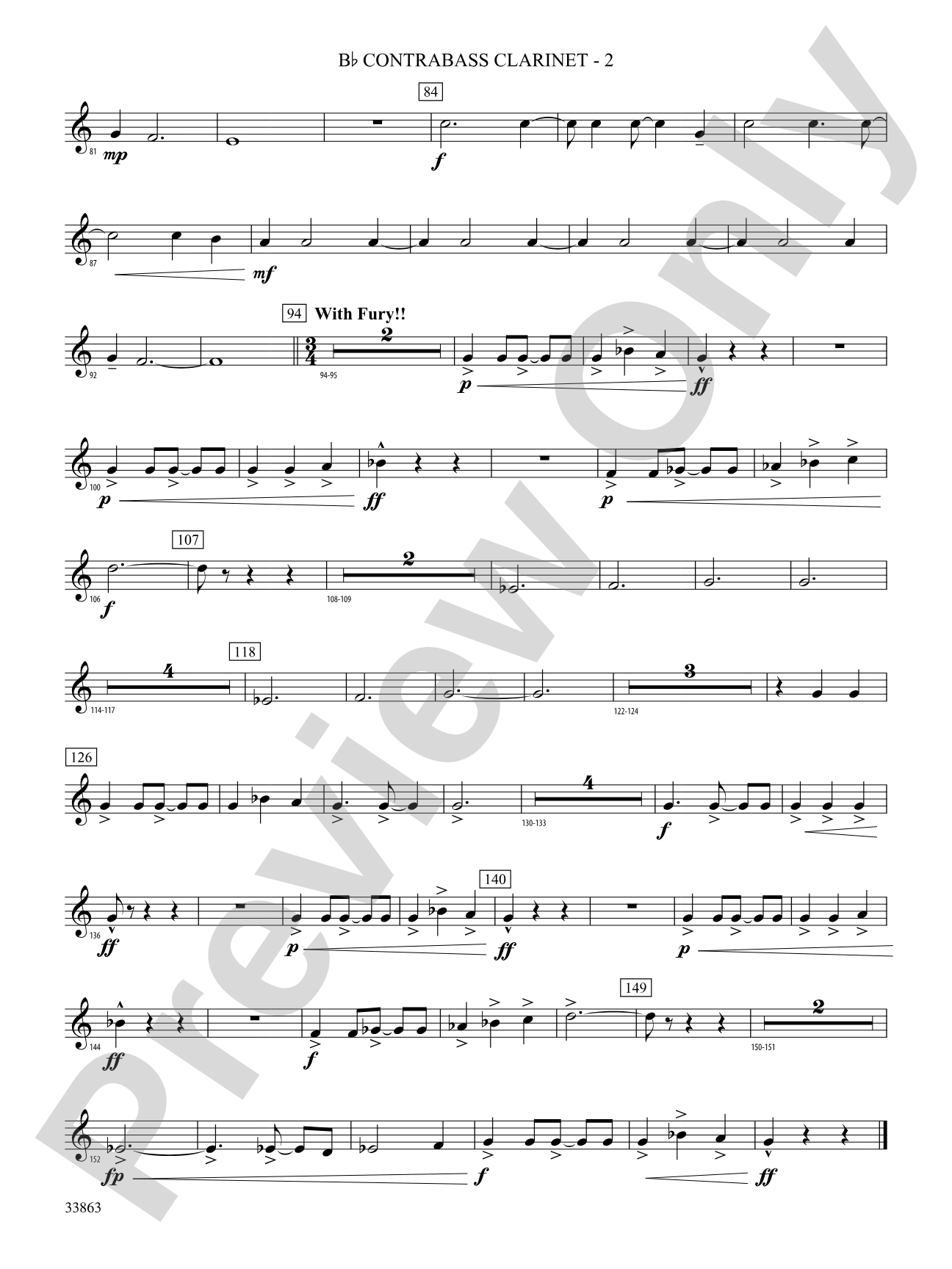 PHENOM/CB: (wp) B-flat Contrabass Clarinet