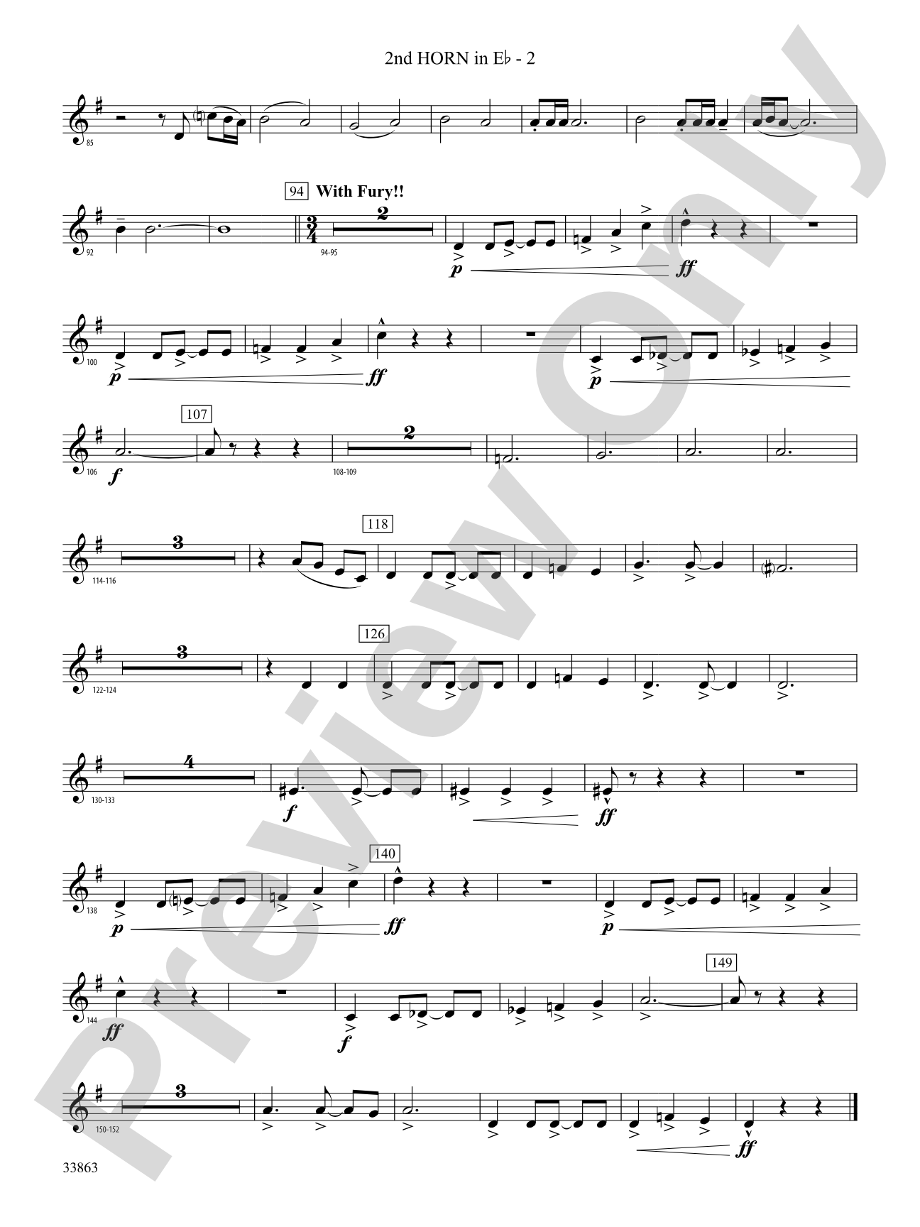 PHENOM/CB: (wp) 2nd Horn in E-flat
