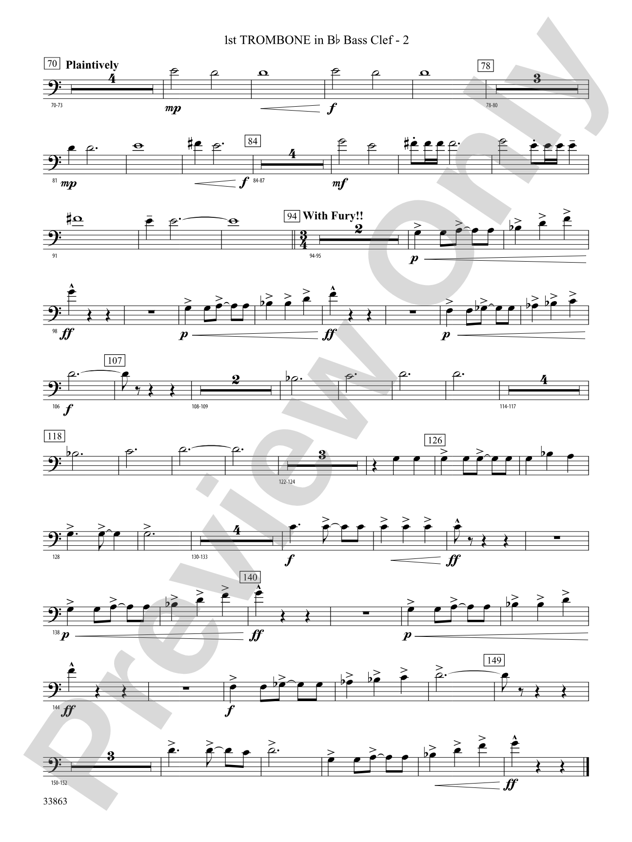 PHENOM/CB: (wp) 1st B-flat Trombone B.C.