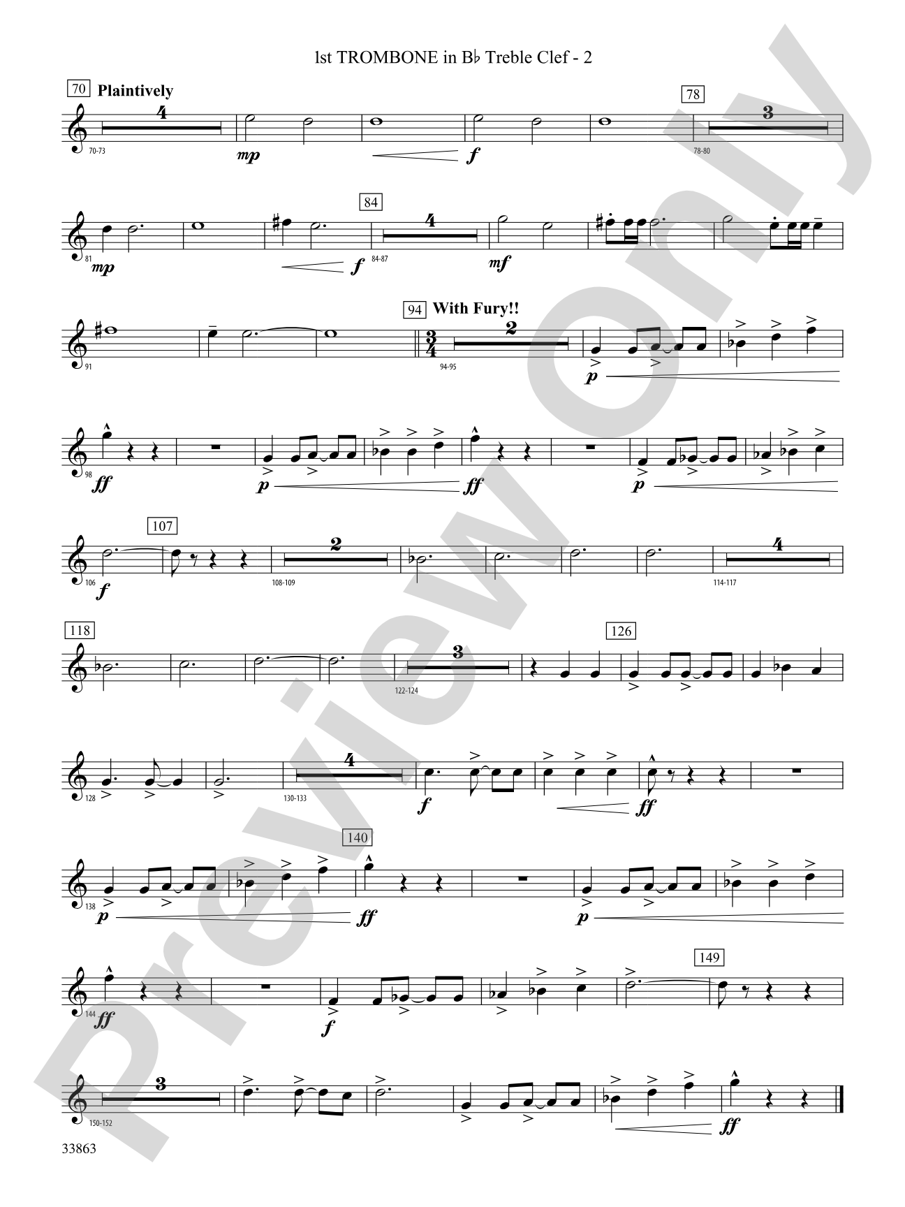 PHENOM/CB: (wp) 1st B-flat Trombone T.C.