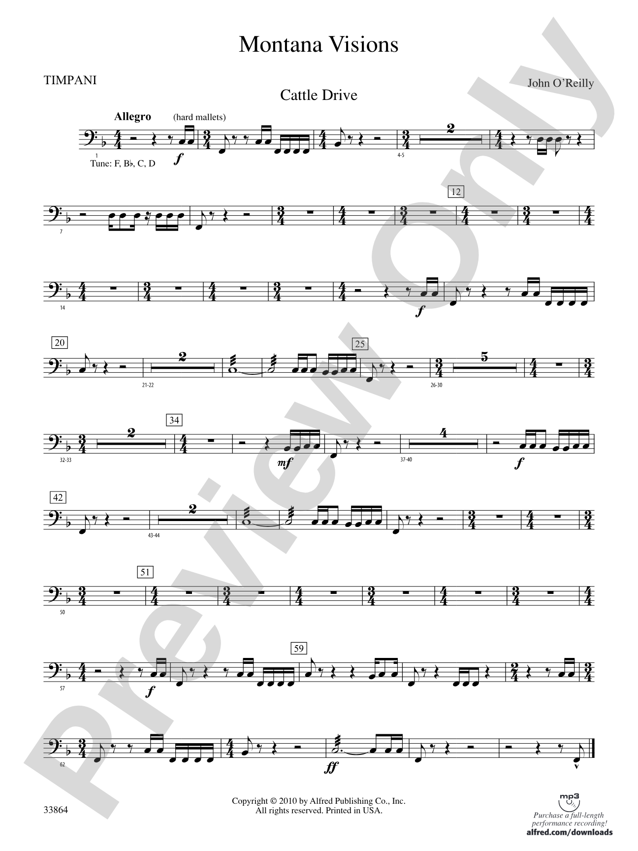 Montana Visions: Timpani