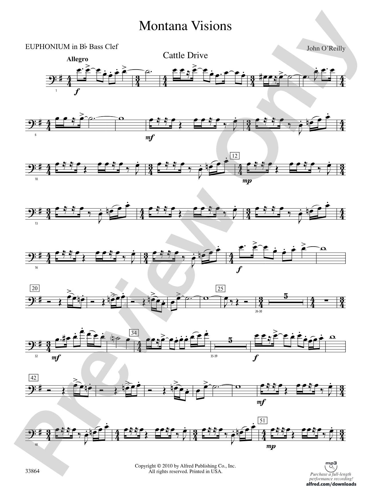 Montana Visions: (wp) B-flat Baritone B.C.