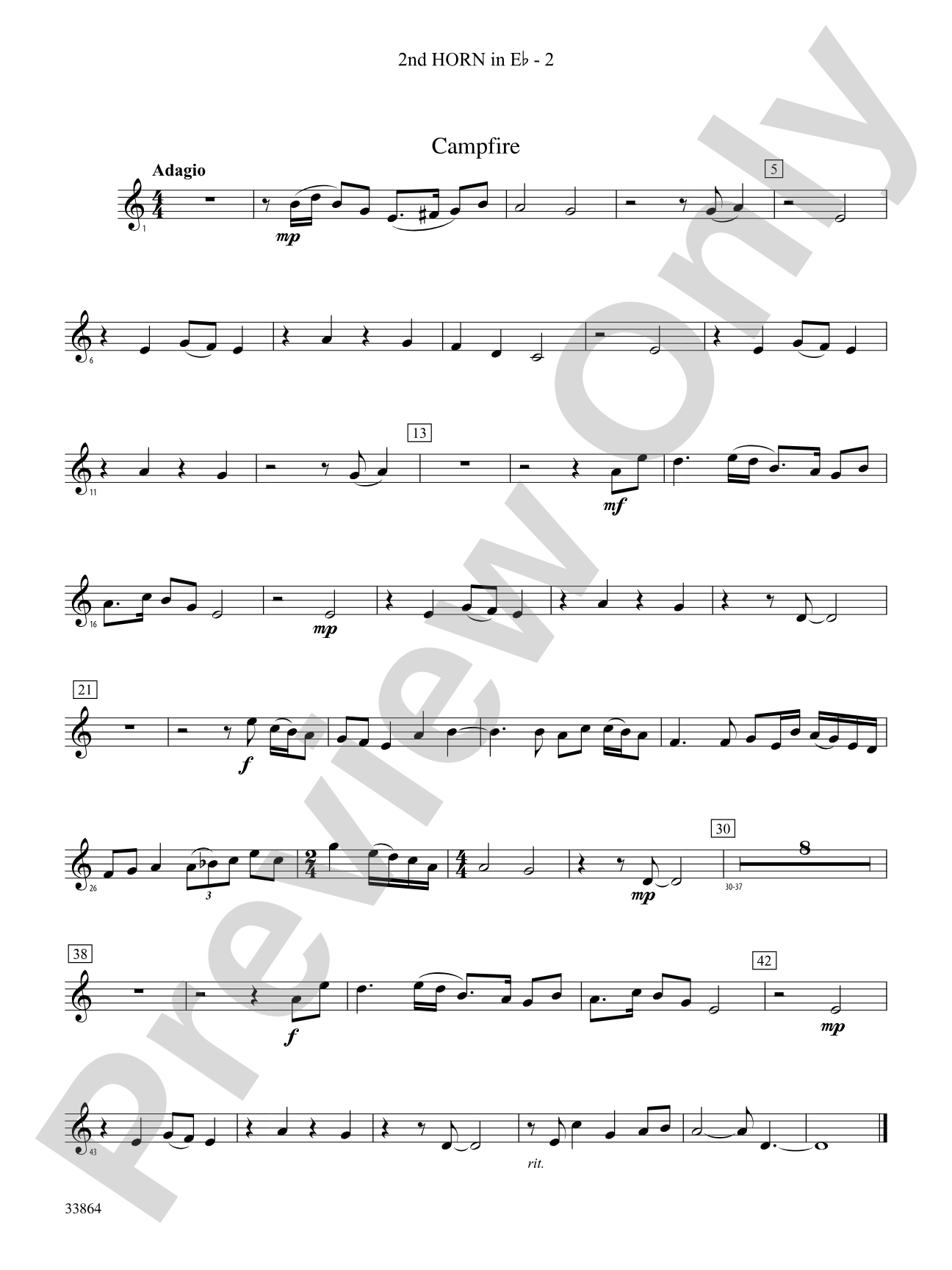 Montana Visions: (wp) 2nd Horn in E-flat