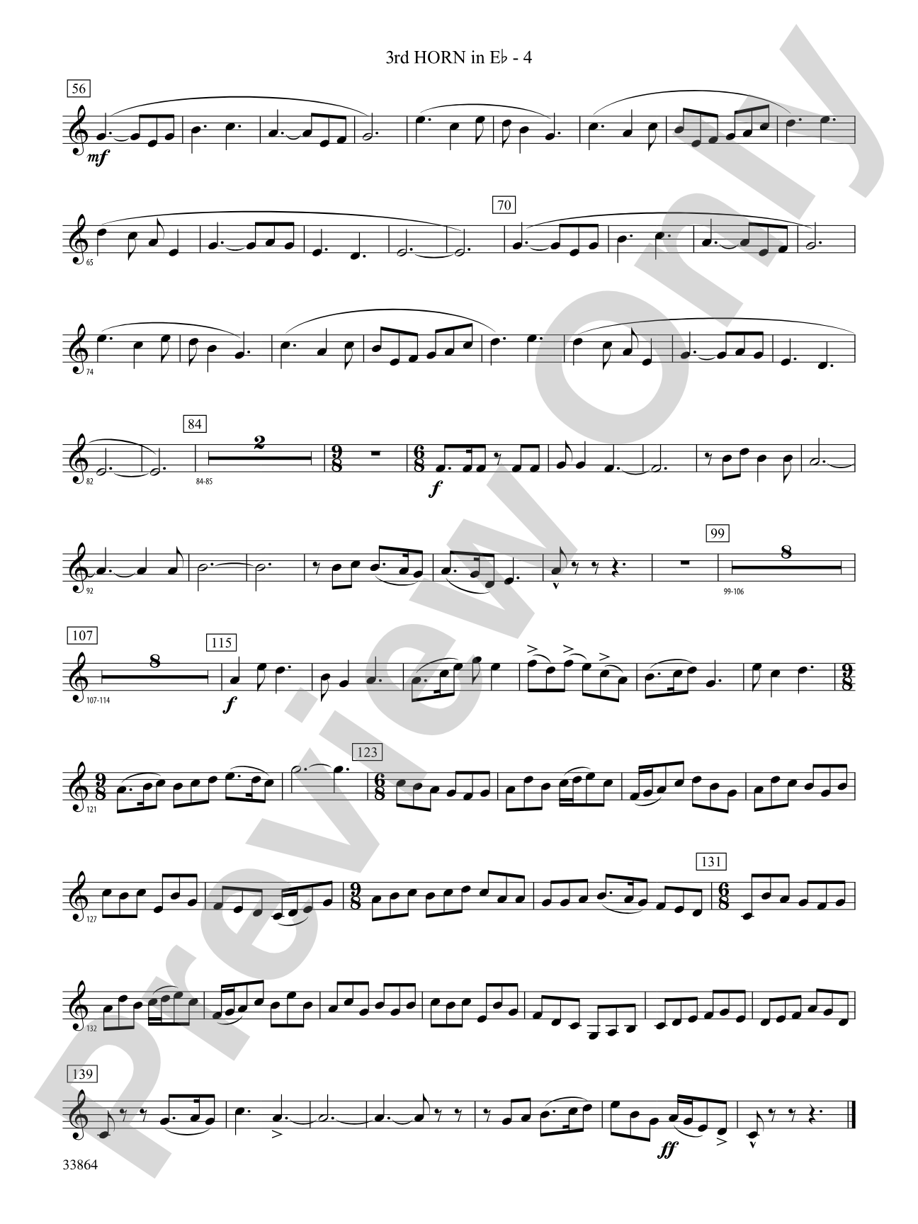 Montana Visions: (wp) 3rd Horn in E-flat