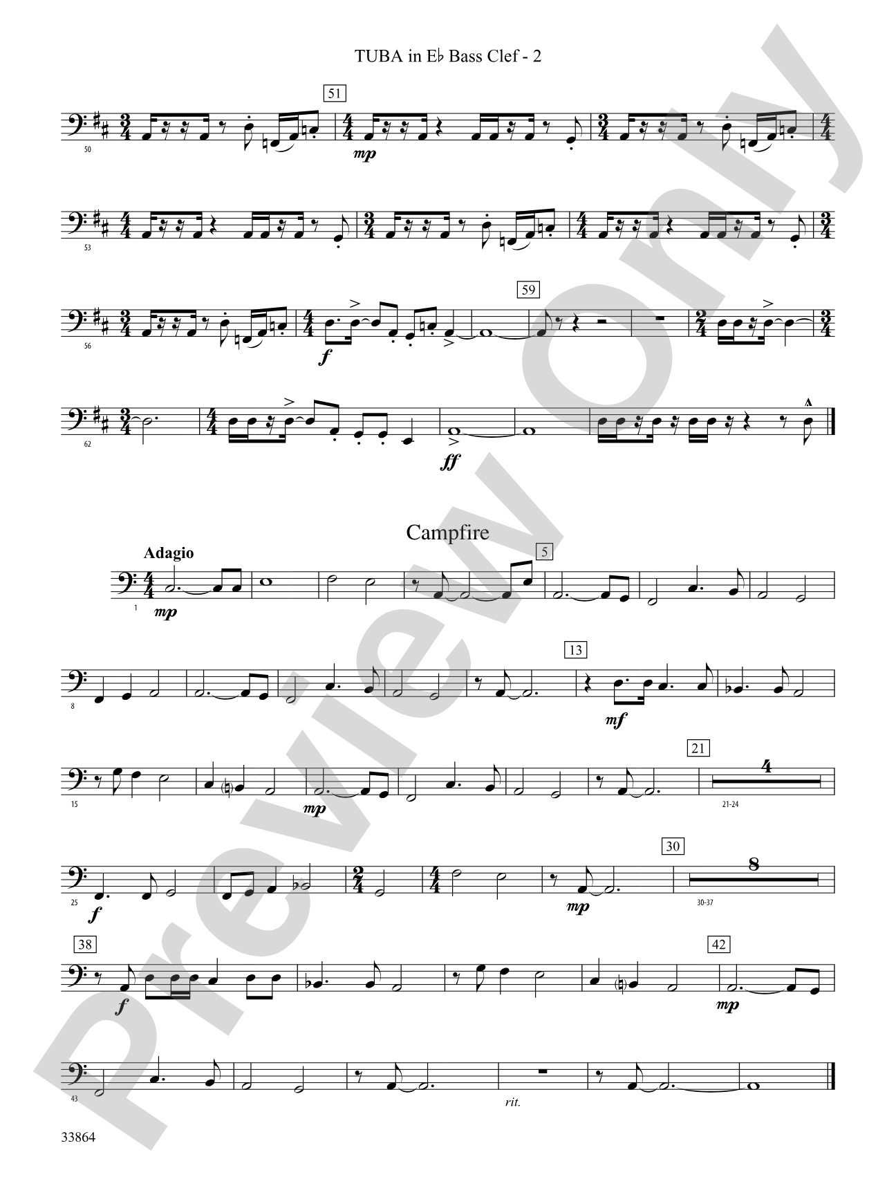 Montana Visions: (wp) E-flat Tuba B.C.