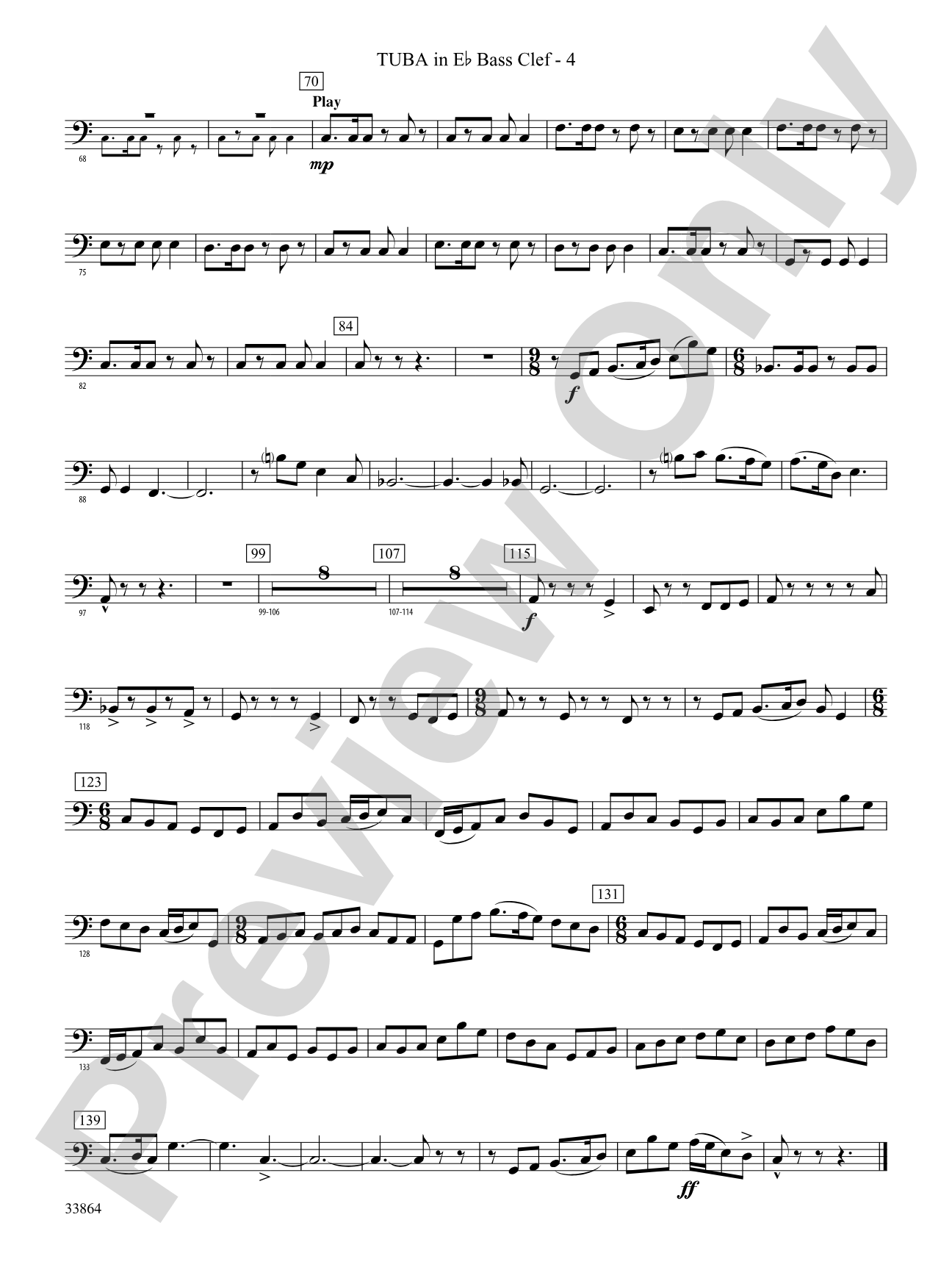 Montana Visions: (wp) E-flat Tuba B.C.