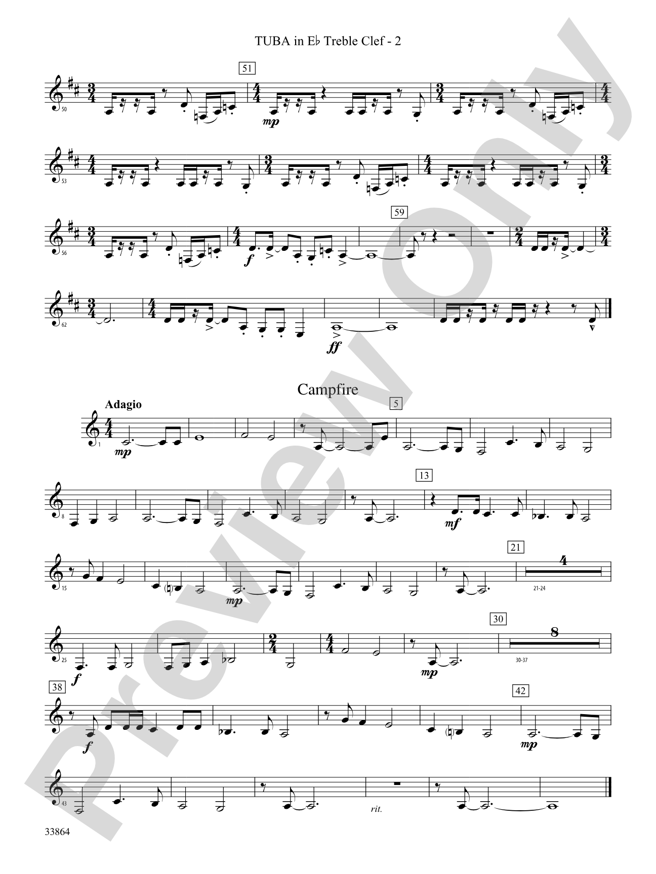 Montana Visions: (wp) E-flat Tuba T.C.