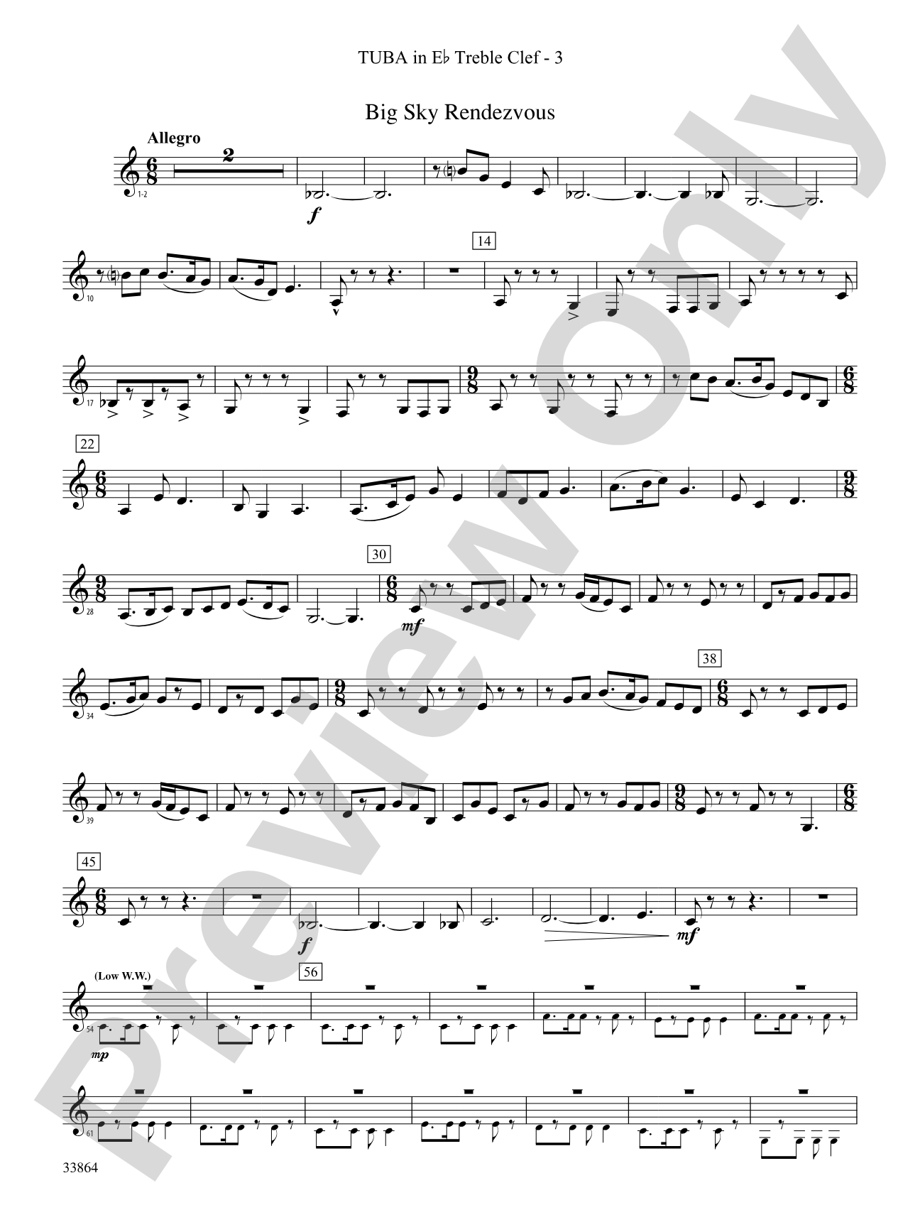 Montana Visions: (wp) E-flat Tuba T.C.