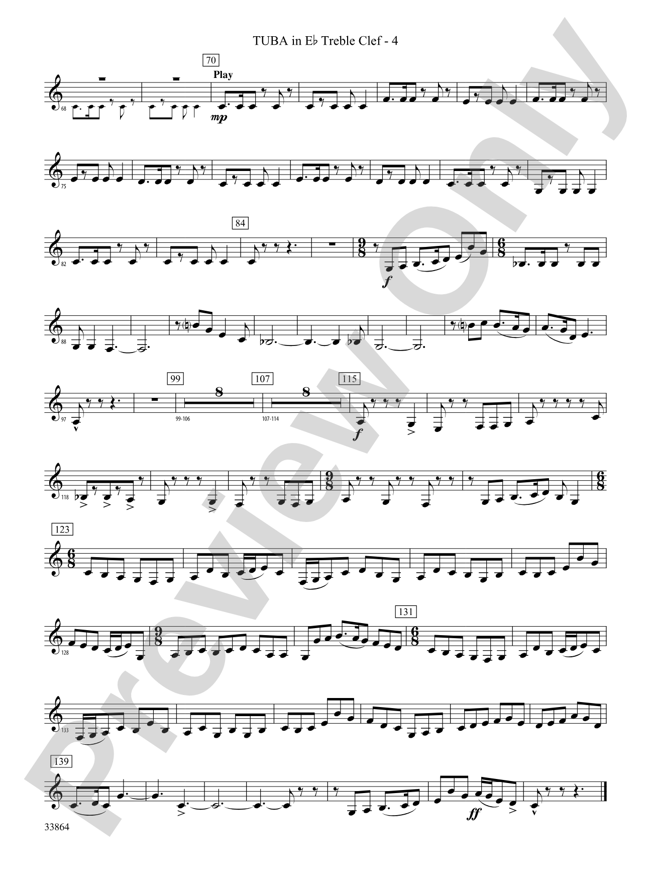 Montana Visions: (wp) E-flat Tuba T.C.