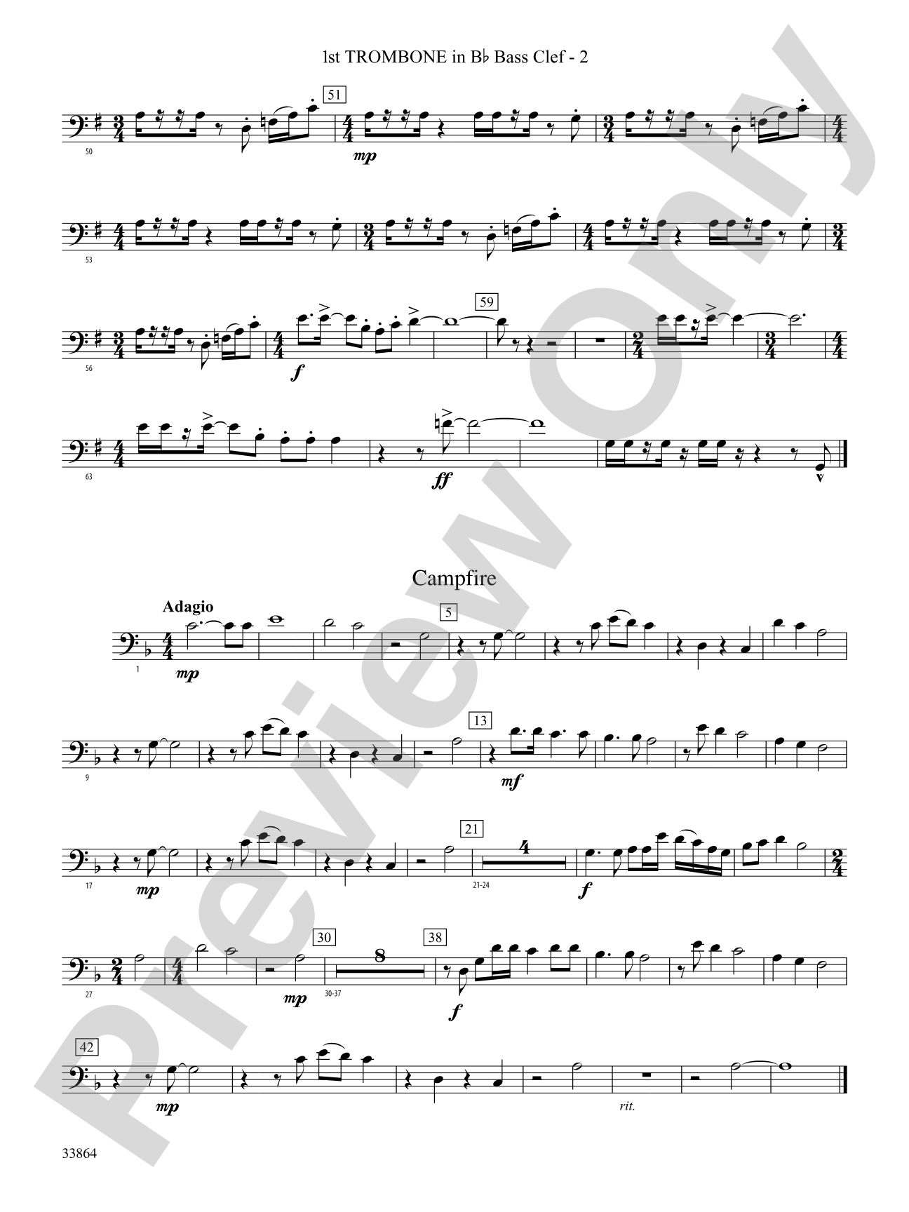 Montana Visions: (wp) 1st B-flat Trombone B.C.