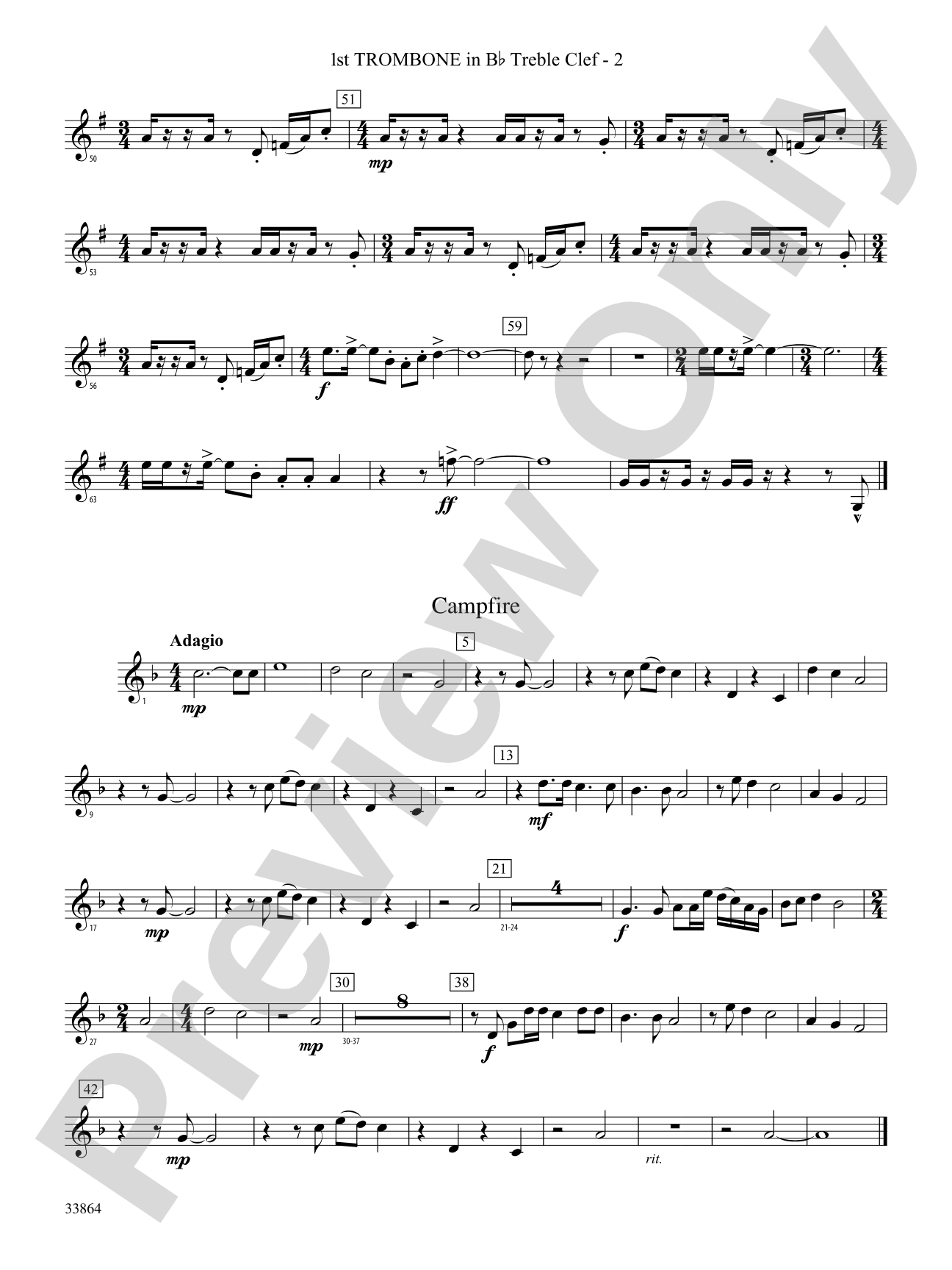 Montana Visions: (wp) 1st B-flat Trombone T.C.