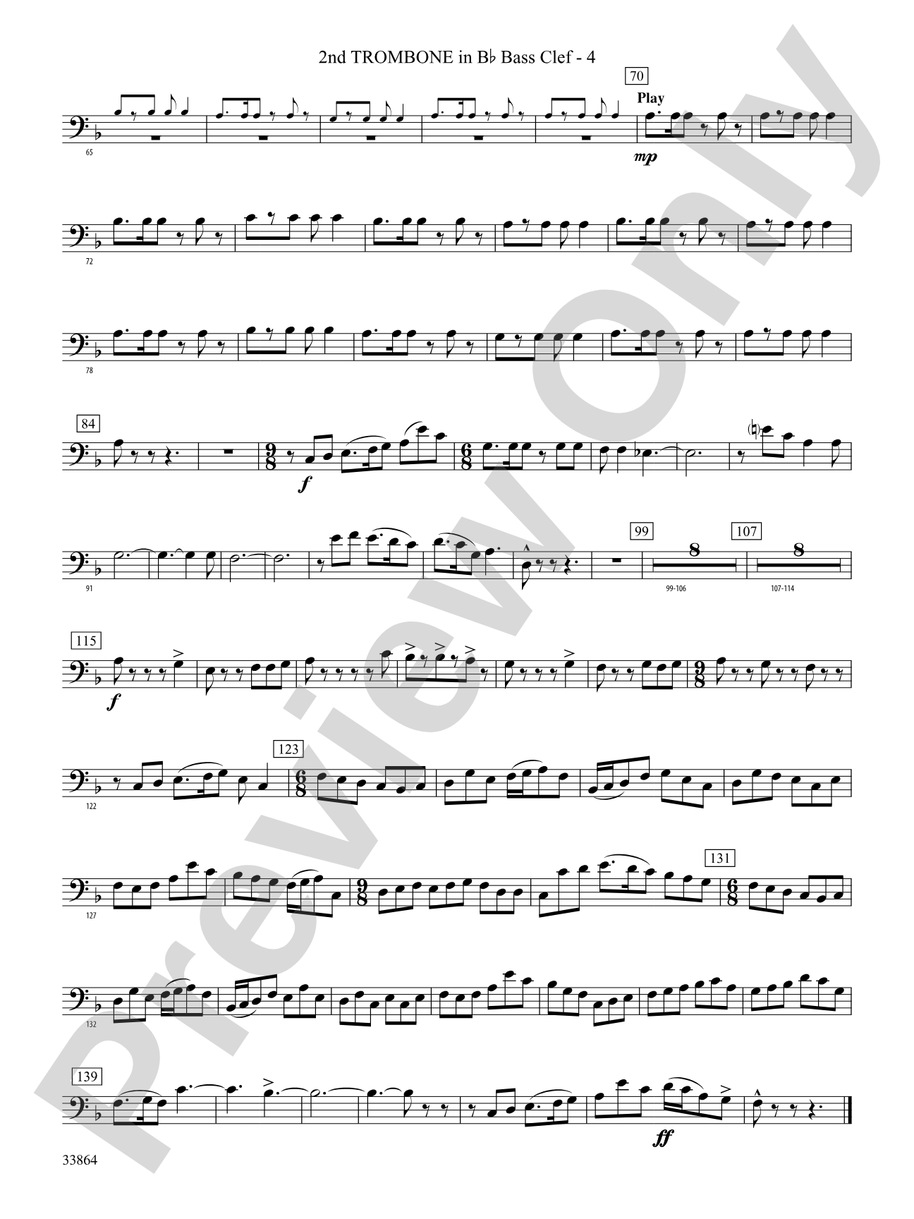 Montana Visions: (wp) 2nd B-flat Trombone B.C.