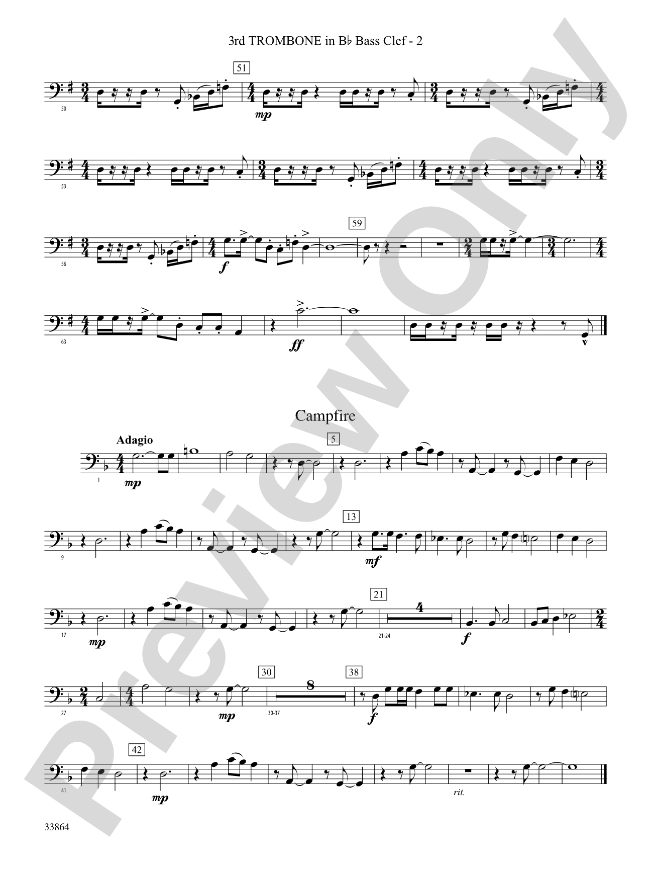 Montana Visions: (wp) 3rd B-flat Trombone B.C.