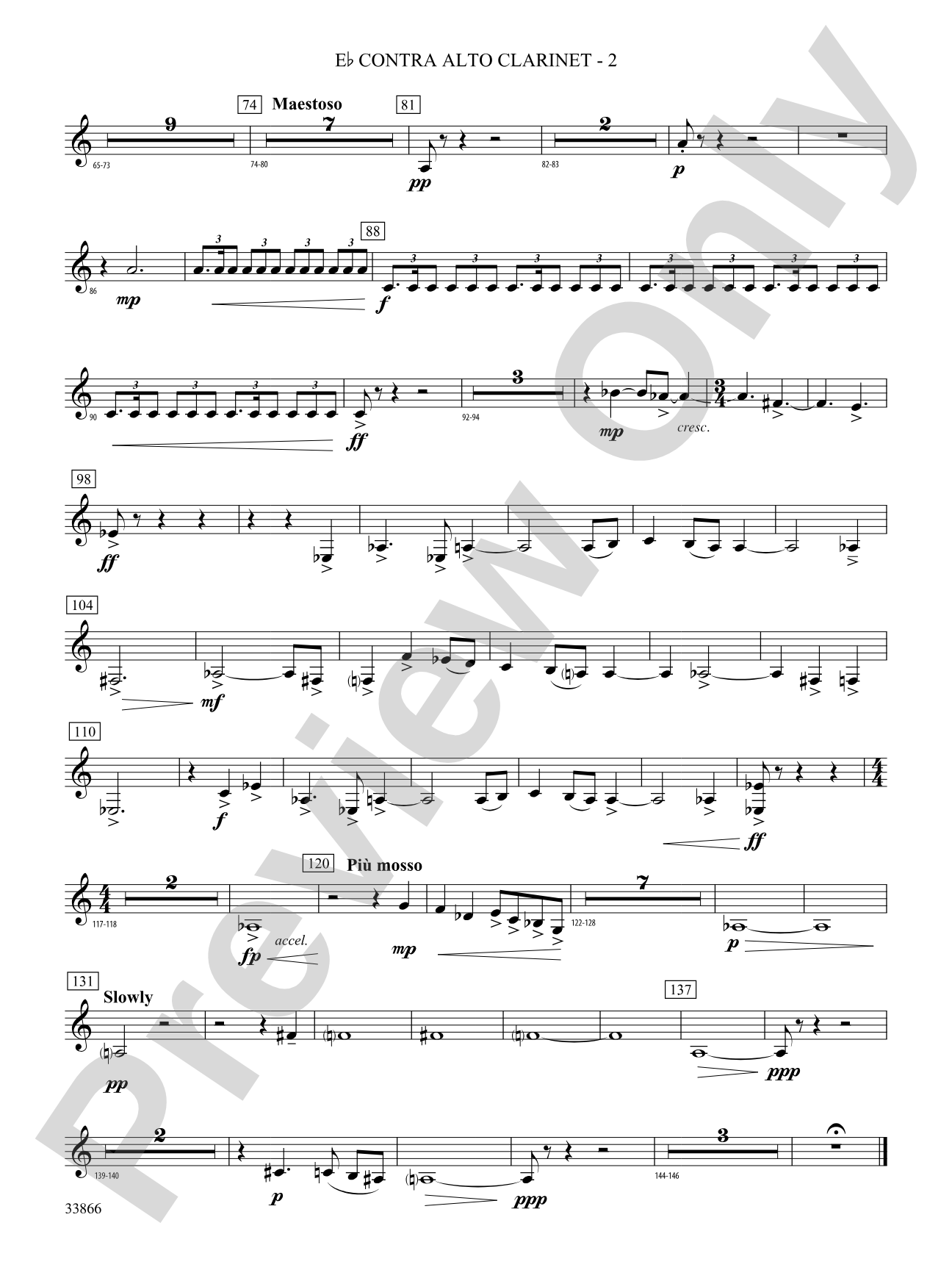 Atlantis: (wp) E-flat Contrabass Clarinet